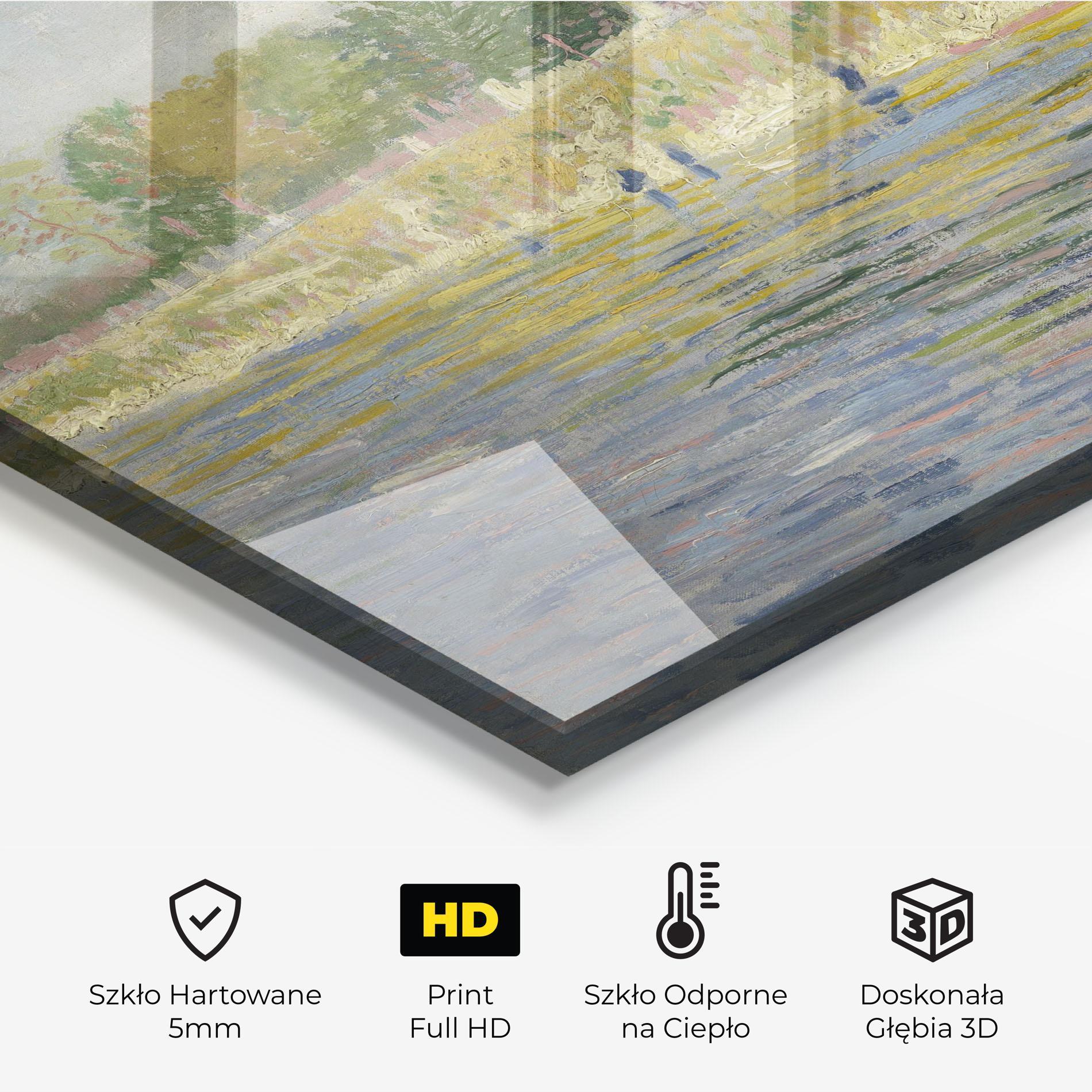 Panel Szklany do Kuchni Oever Van De Seine mockup 2