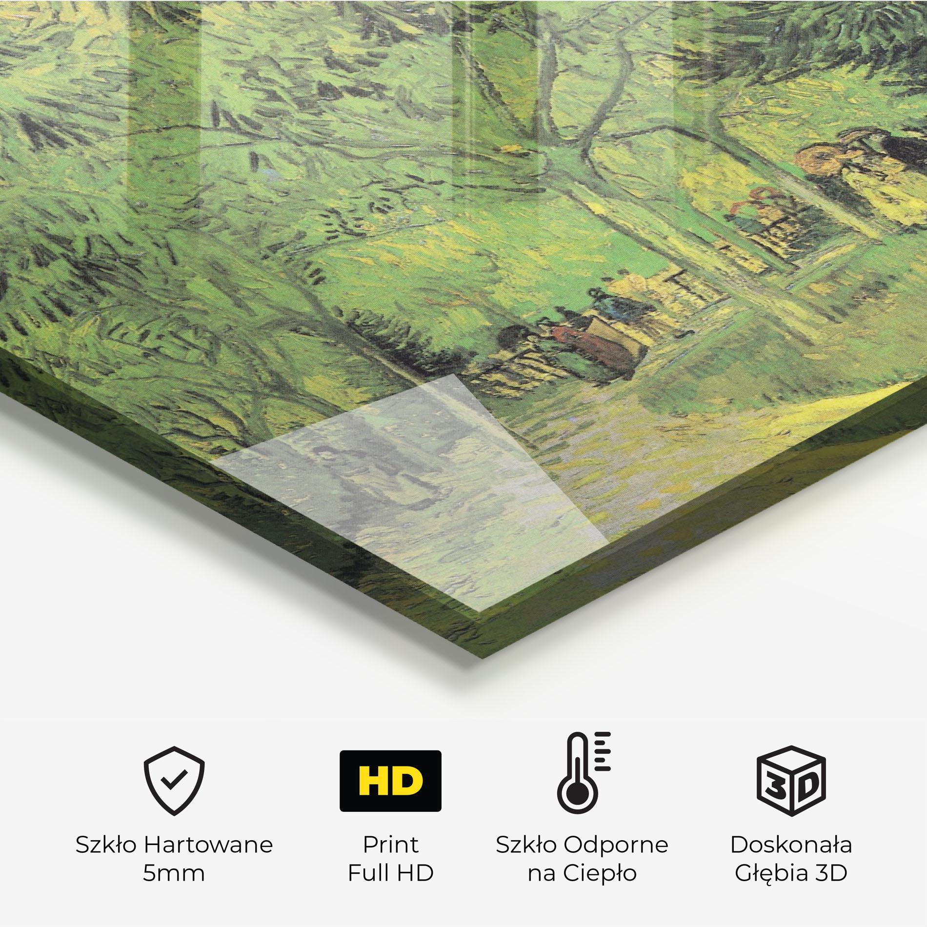 Panel Szklany do Kuchni Park Of Arles mockup 2