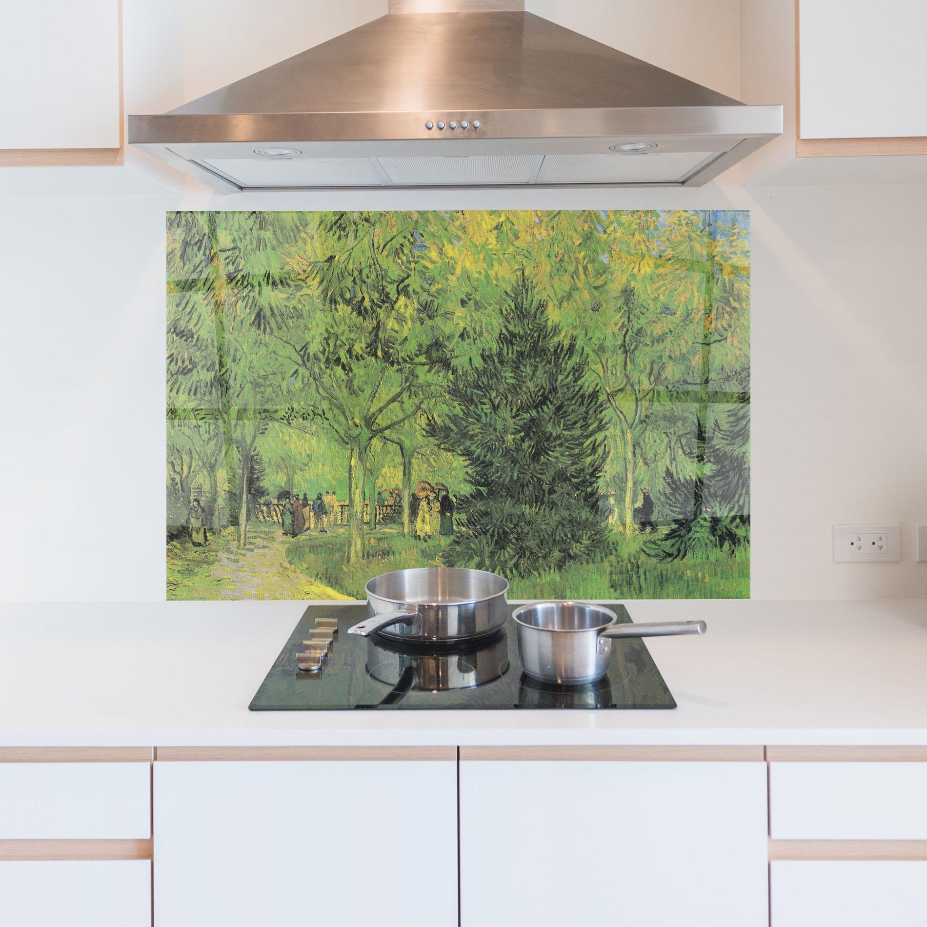 Panel Szklany do Kuchni Park Of Arles mockup 5