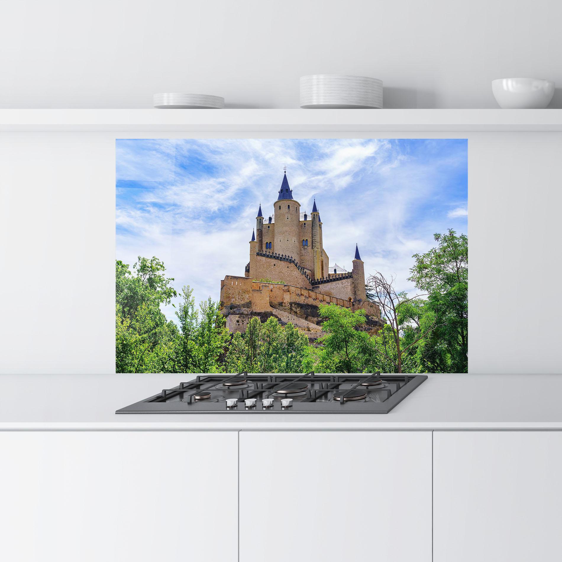 Panel Szklany do Kuchni Castle Alcazar mockup 9