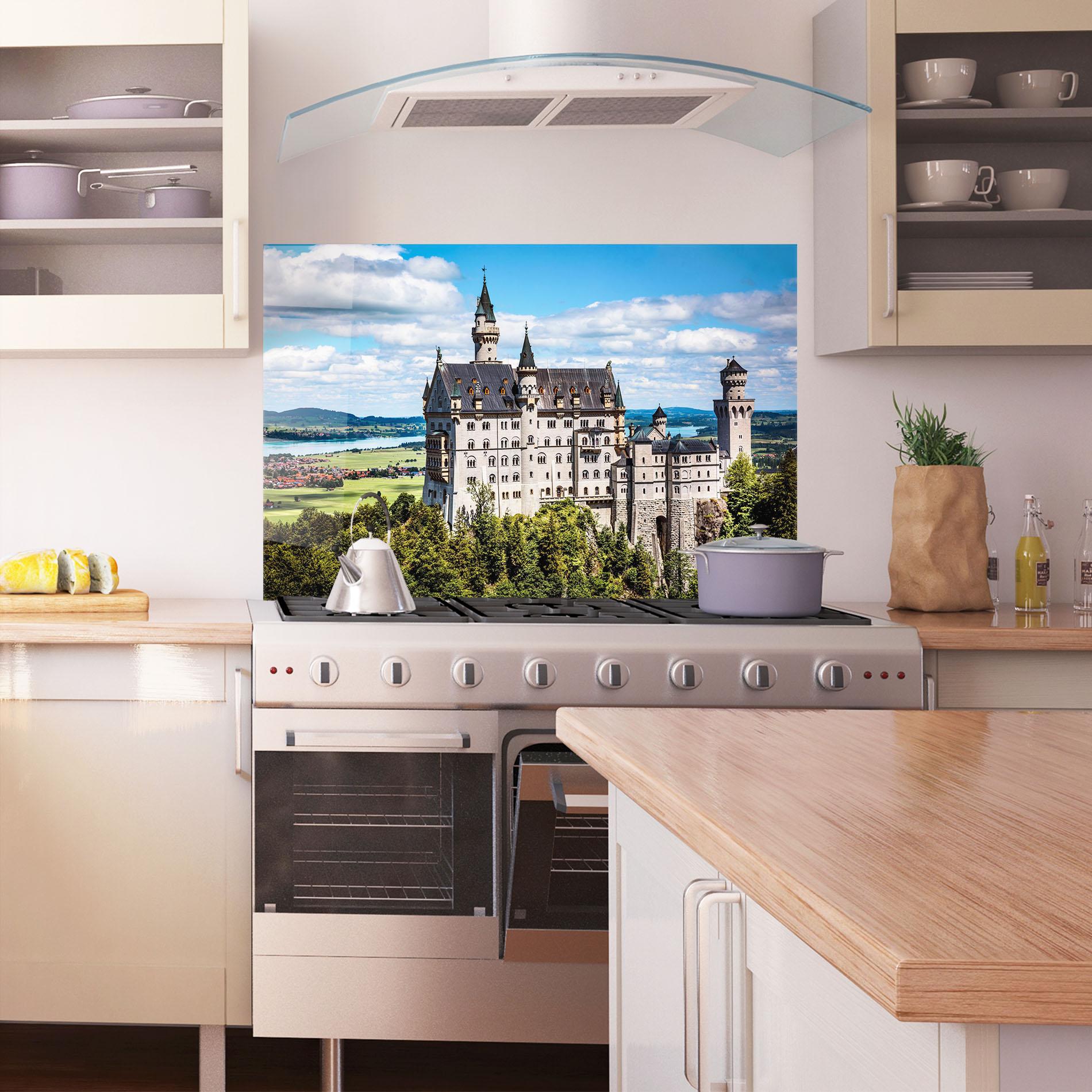 Panel Szklany do Kuchni Neuschwanstein Germany mockup 1