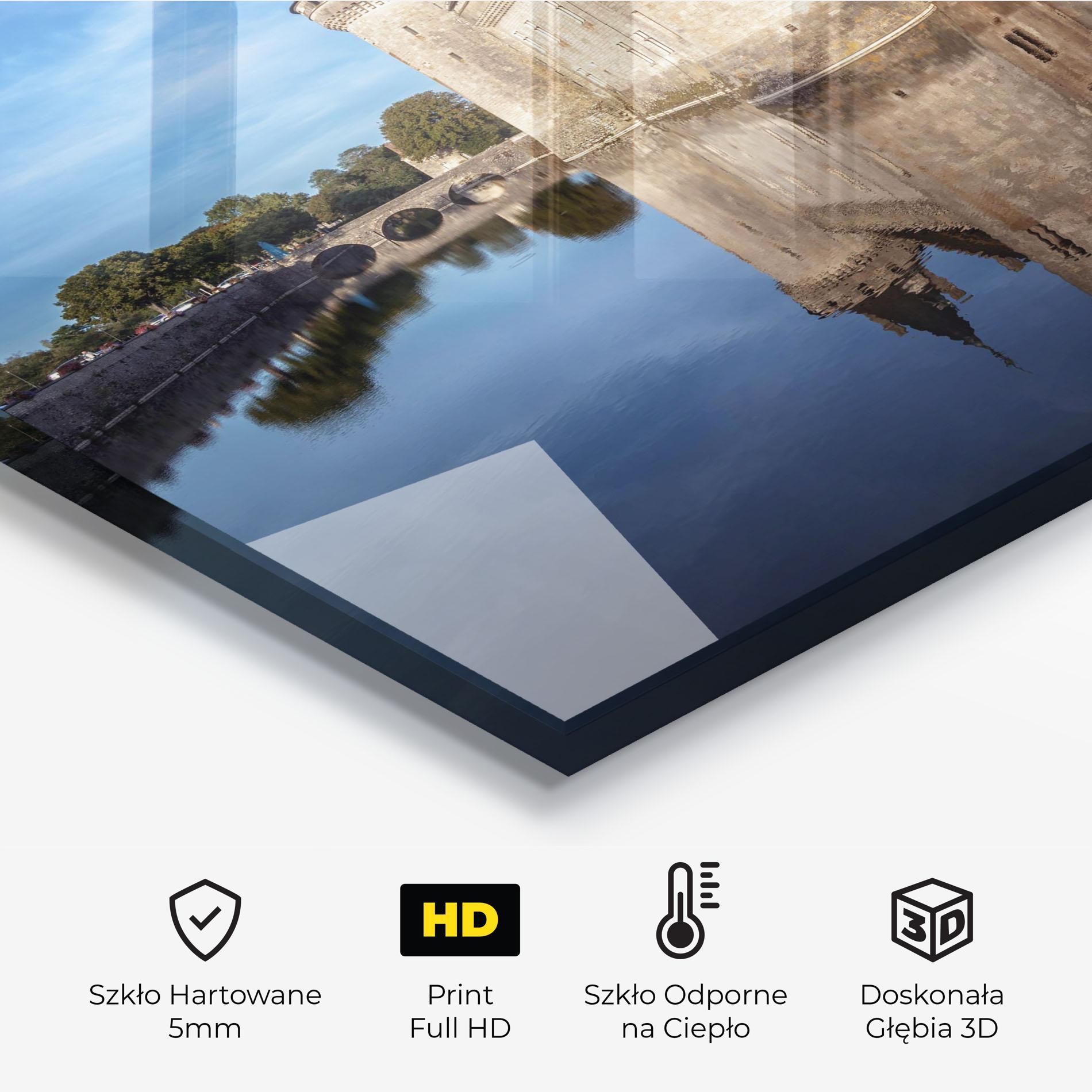 Panel Szklany do Kuchni Castle Chateau De Sullysurloire mockup 2