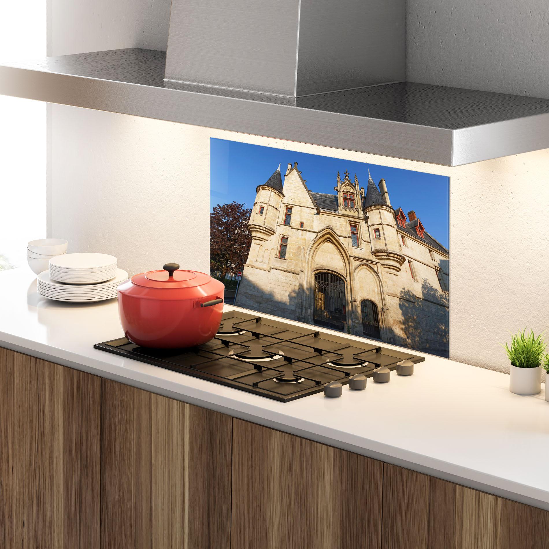 Panel Szklany do Kuchni Fortress France mockup 4