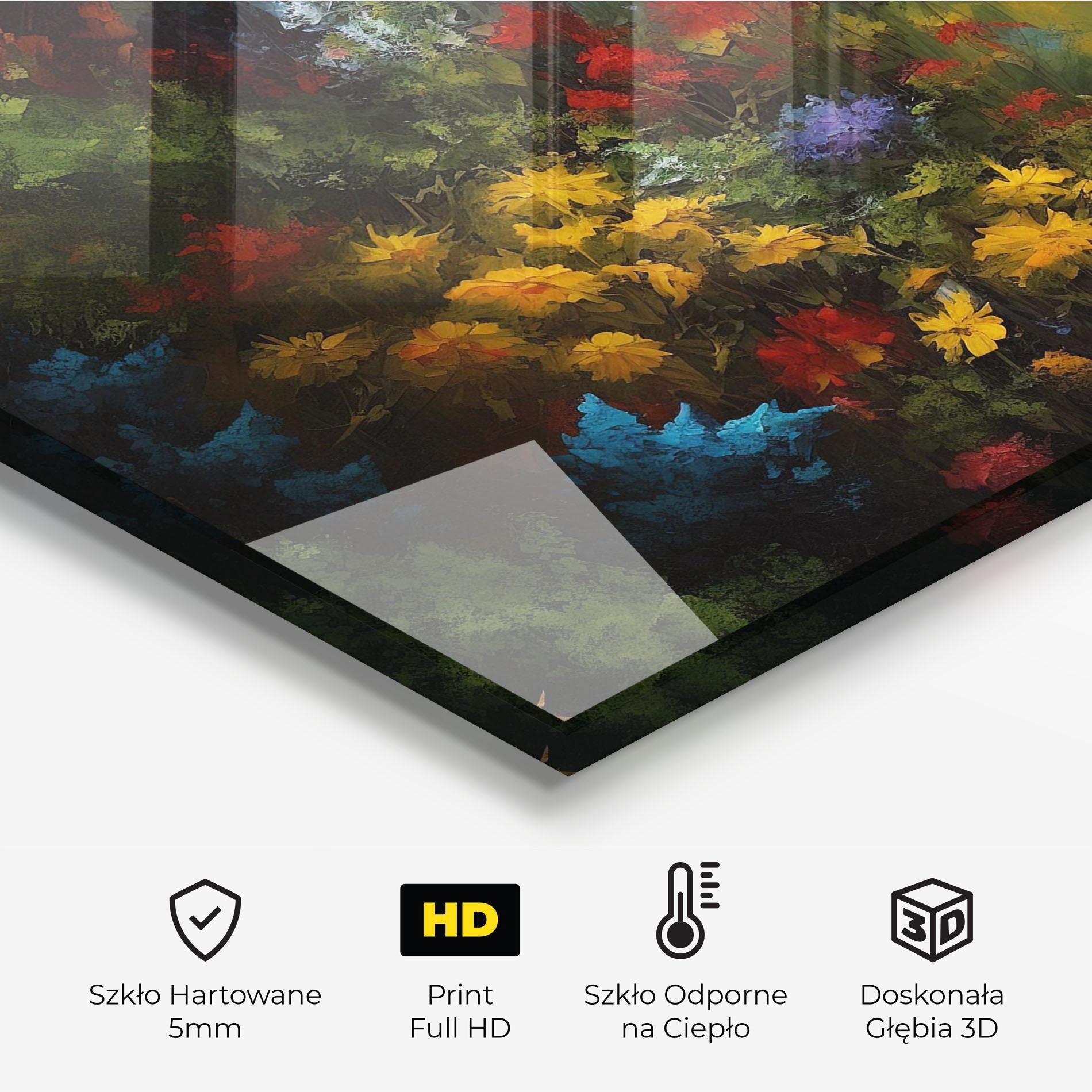 Panel Szklany do Kuchni Dragon In Nature mockup 2