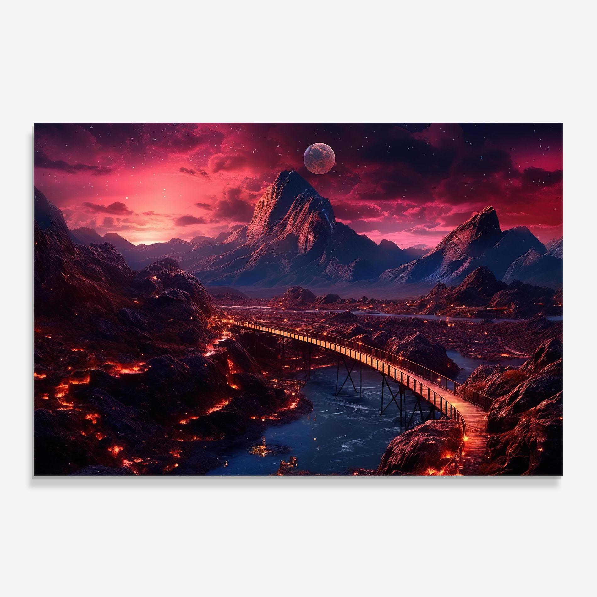 Panel Szklany do Kuchni Interstellar Journey mockup 0