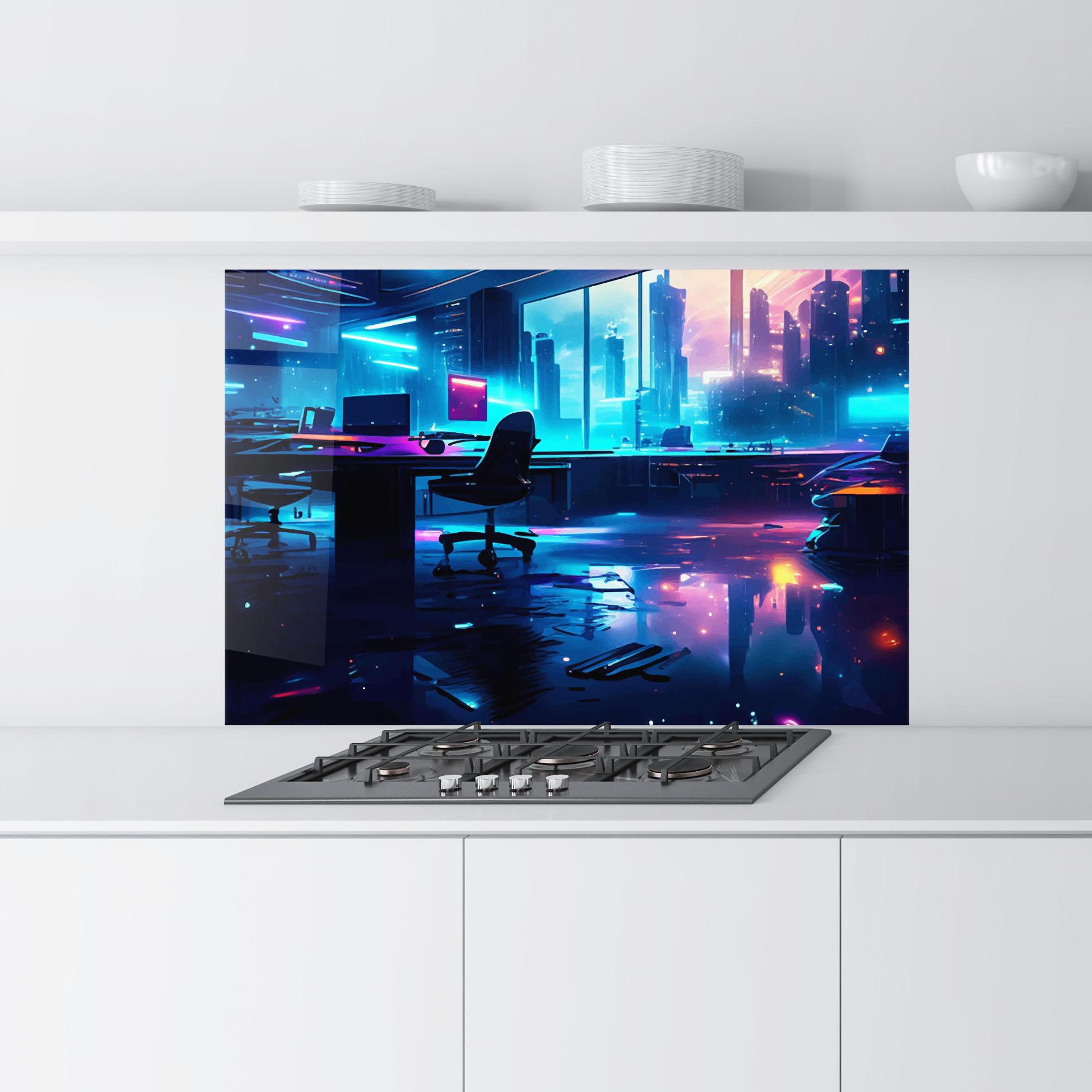 Panel Szklany do Kuchni Furure Day mockup 9