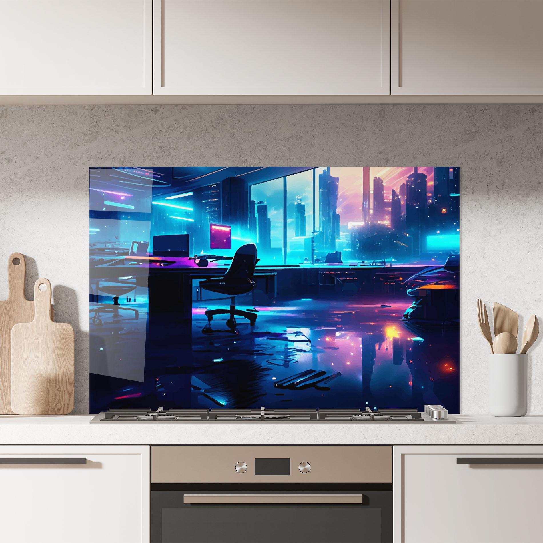 Panel Szklany do Kuchni Furure Day mockup 7