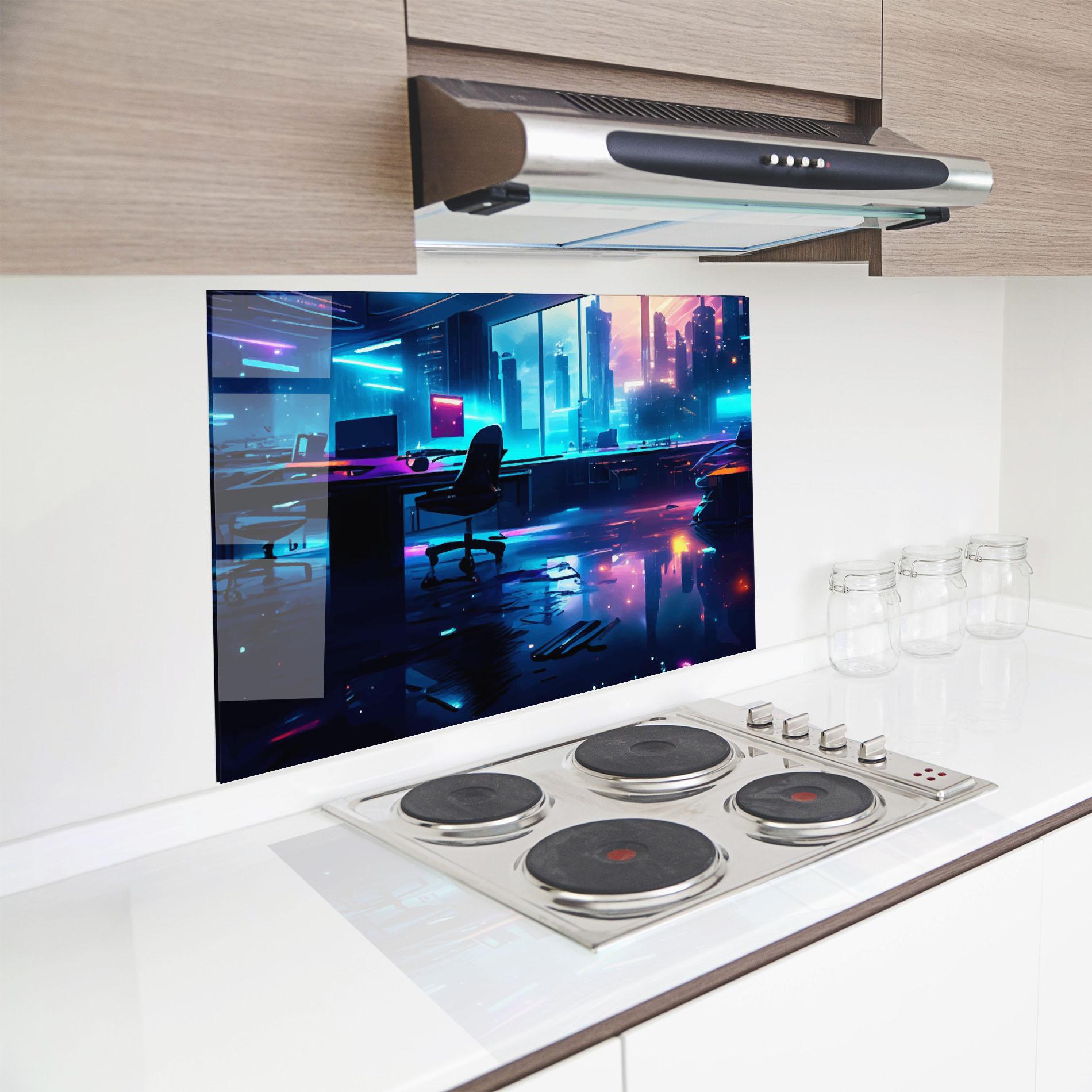 Panel Szklany do Kuchni Furure Day mockup 8