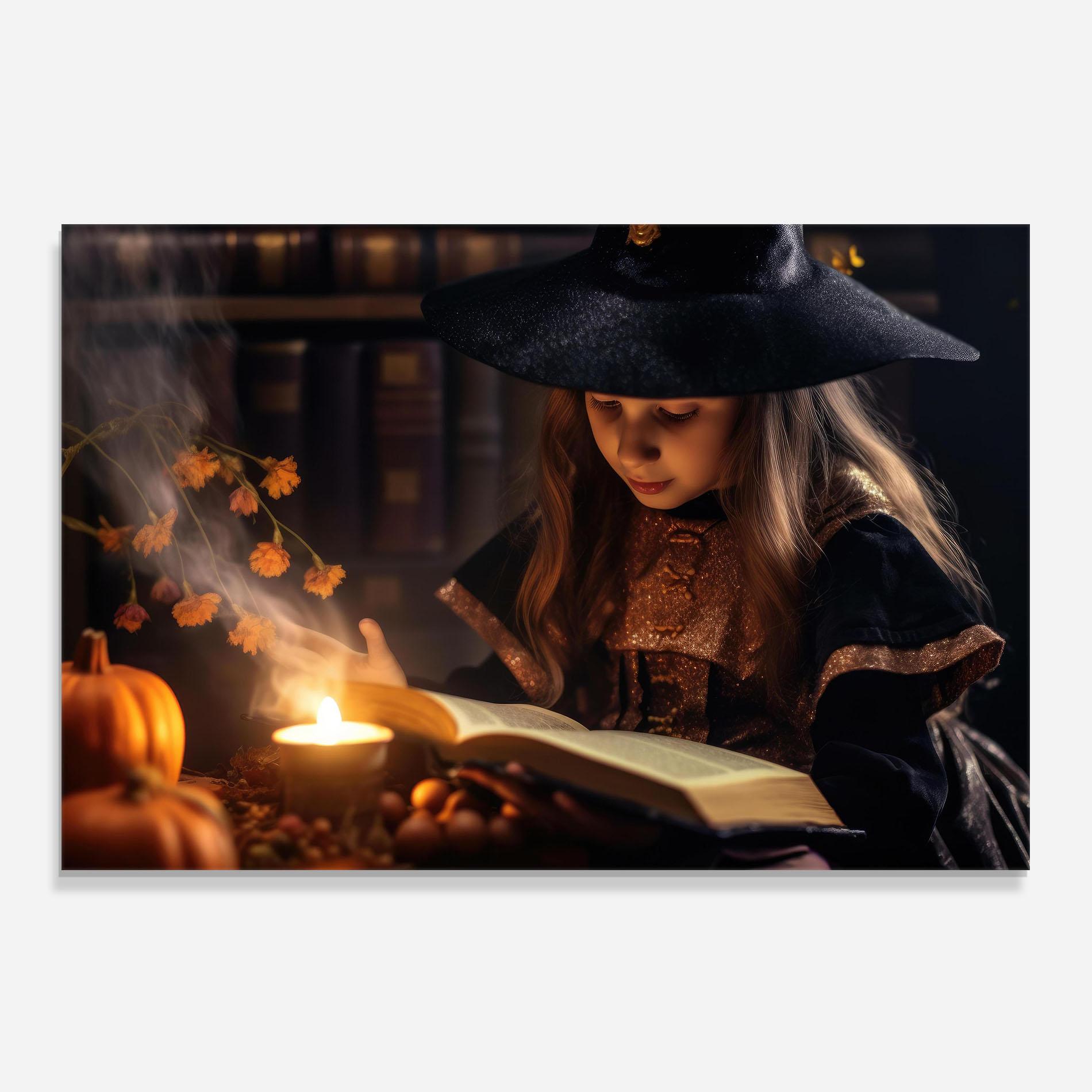 Panel Szklany do Kuchni Little Witch mockup 0