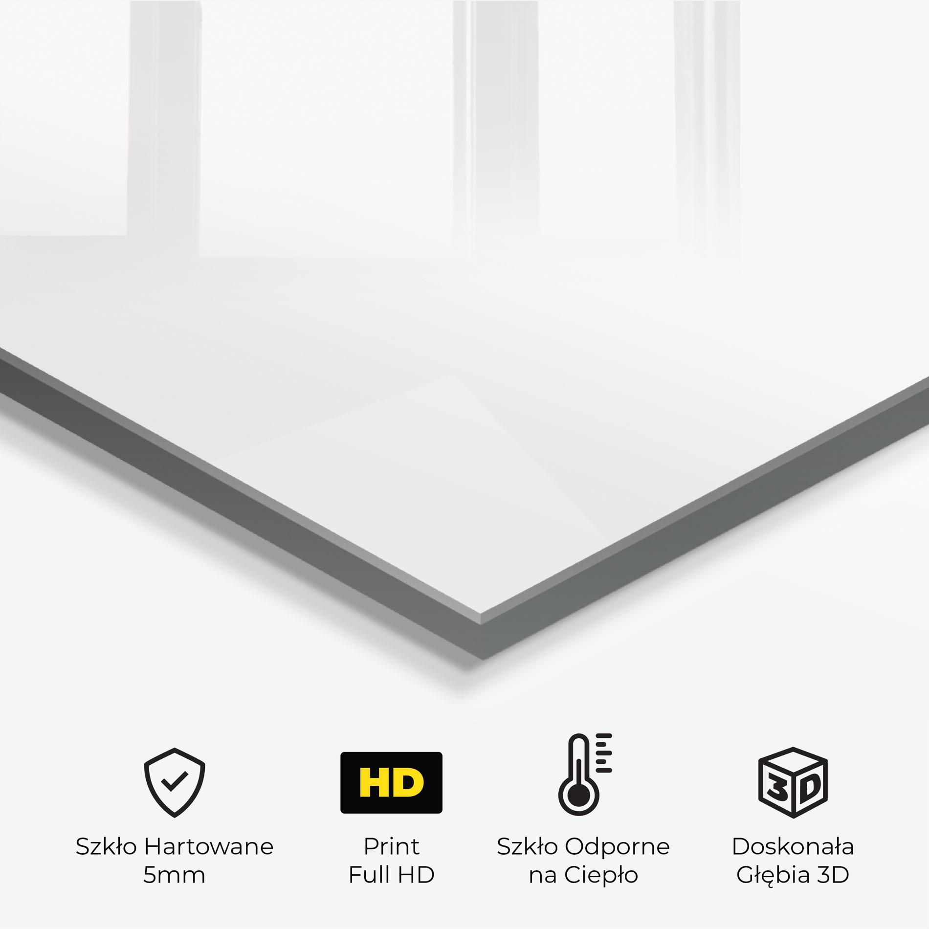 Panel Szklany do Kuchni Grey Basket Hoop mockup 2