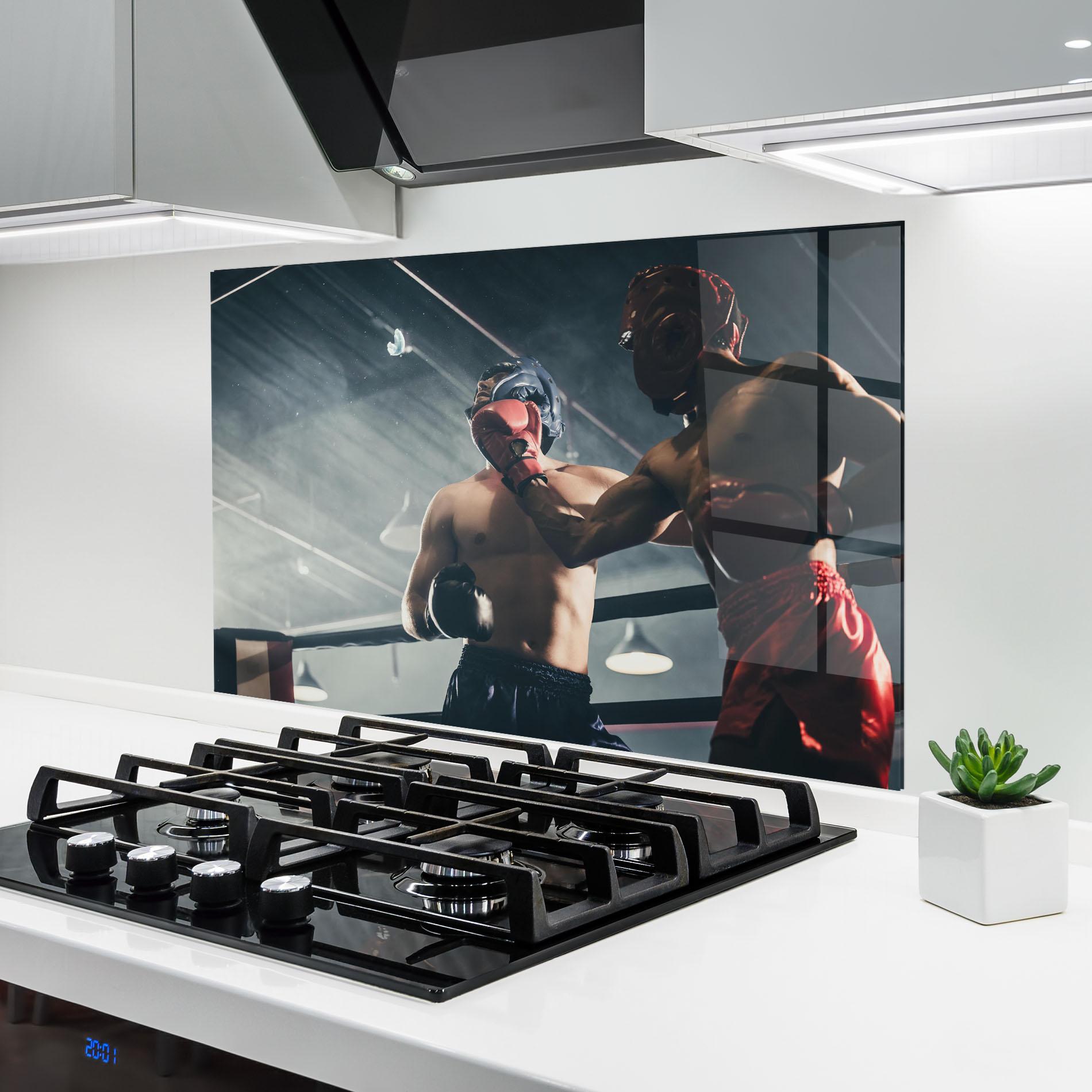 Panel Szklany do Kuchni Knockout King mockup 6