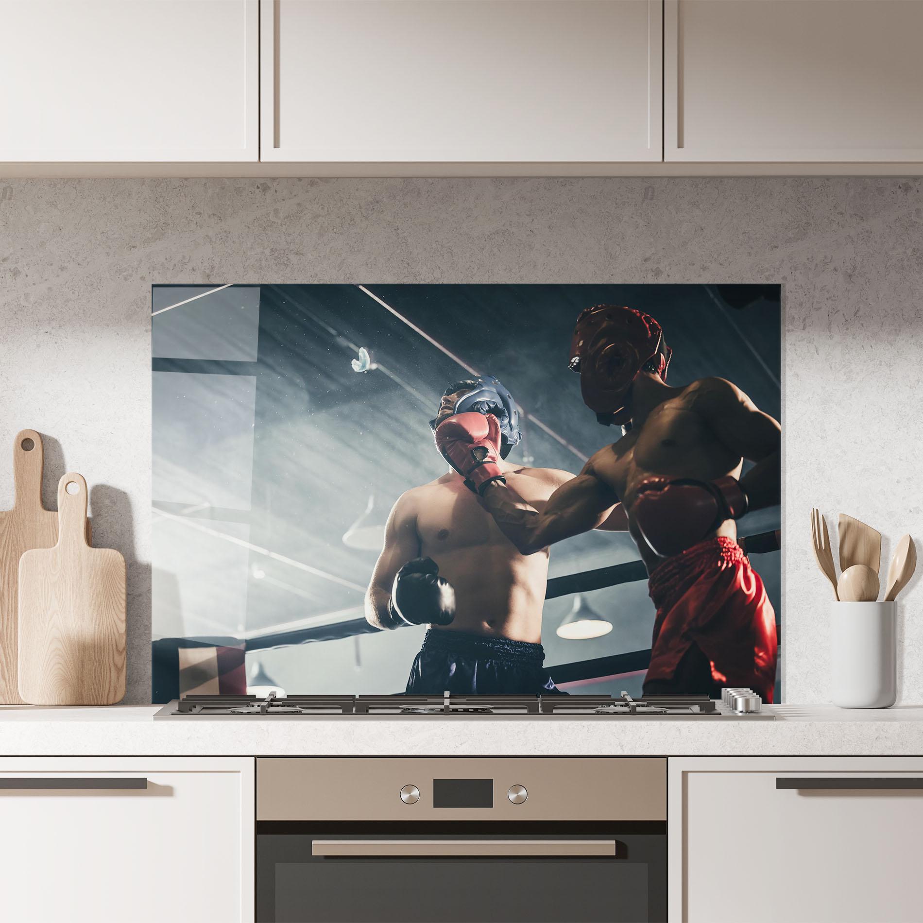 Panel Szklany do Kuchni Knockout King mockup 7