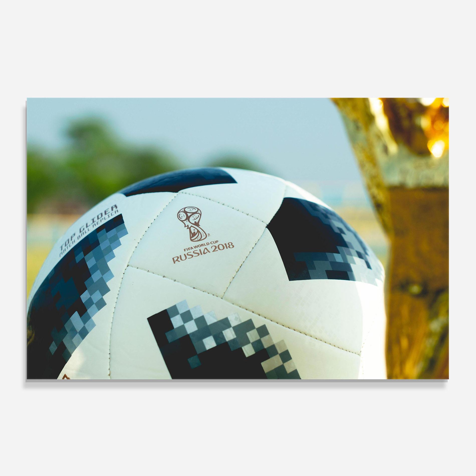 Panel Szklany do Kuchni Golden Award For Football mockup 0