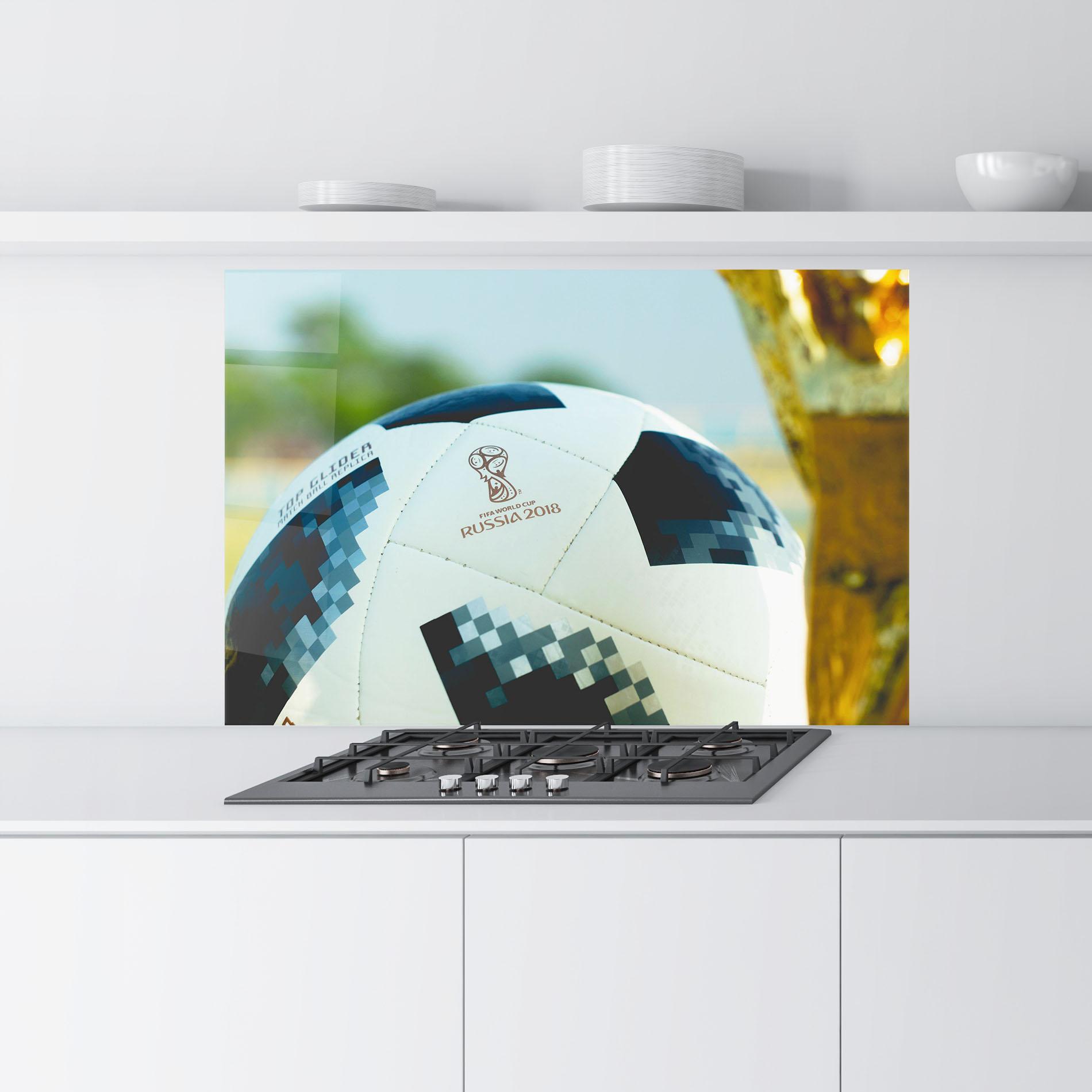 Panel Szklany do Kuchni Golden Award For Football mockup 9
