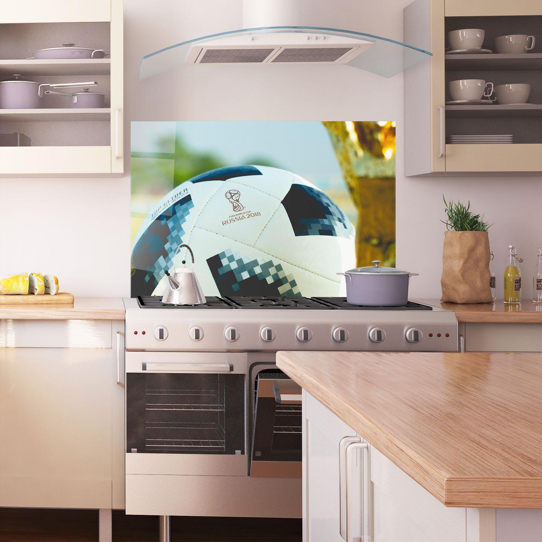 Panel Szklany do Kuchni Golden Award For Football mockup 1