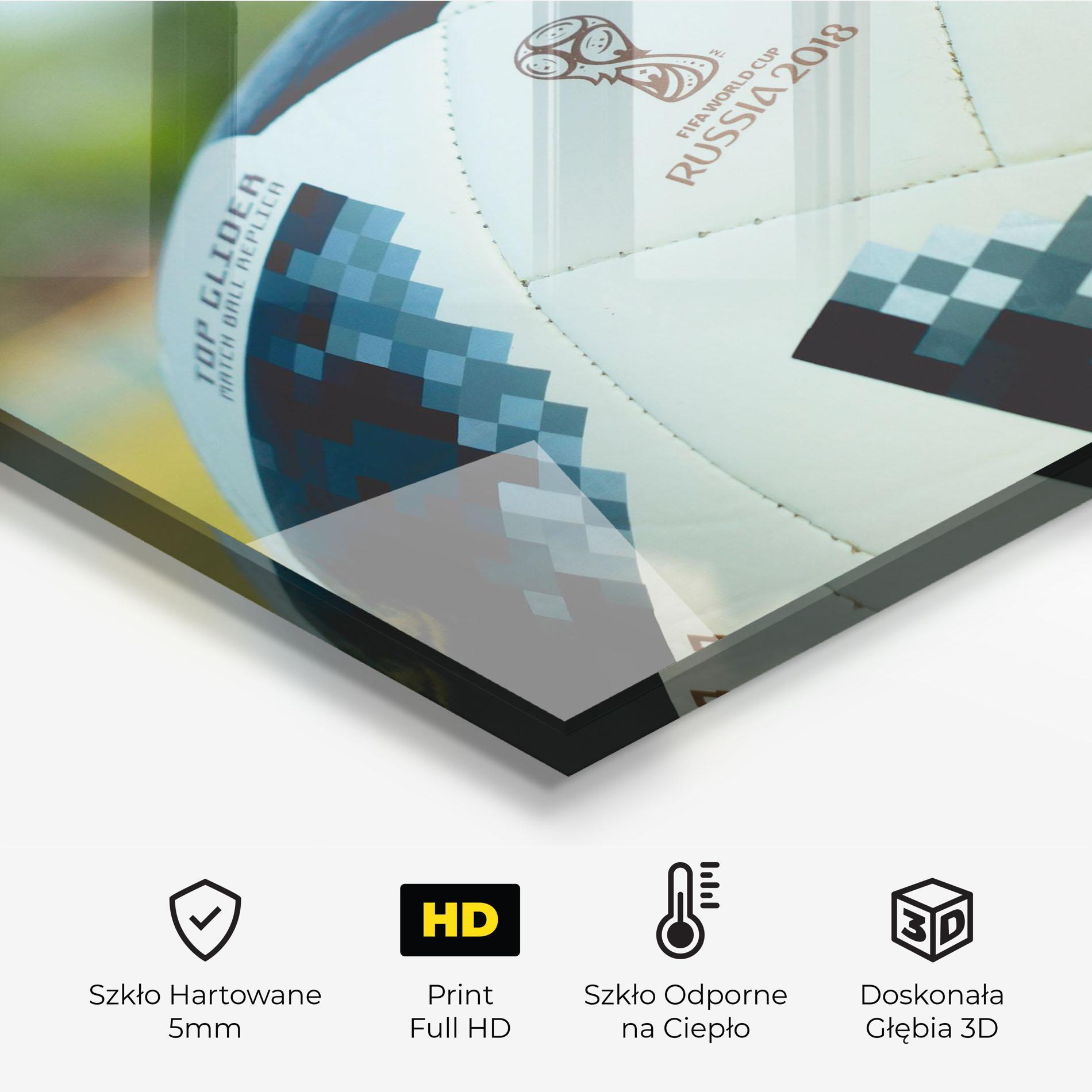 Panel Szklany do Kuchni Golden Award For Football mockup 2