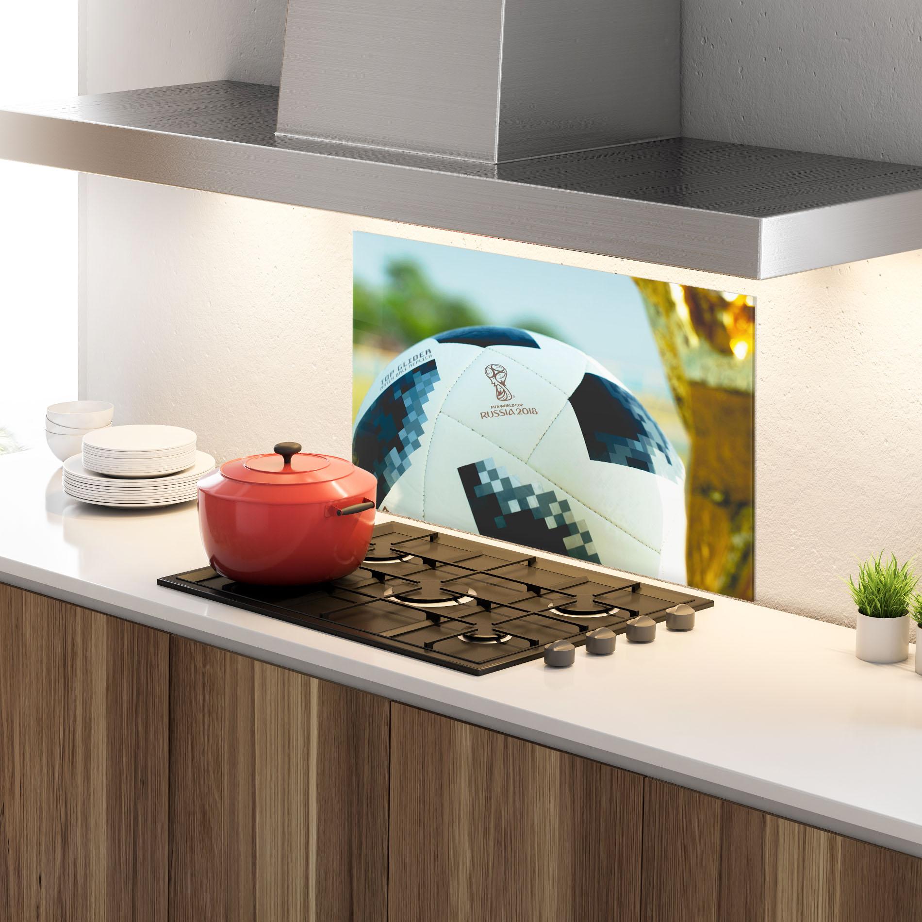 Panel Szklany do Kuchni Golden Award For Football mockup 4