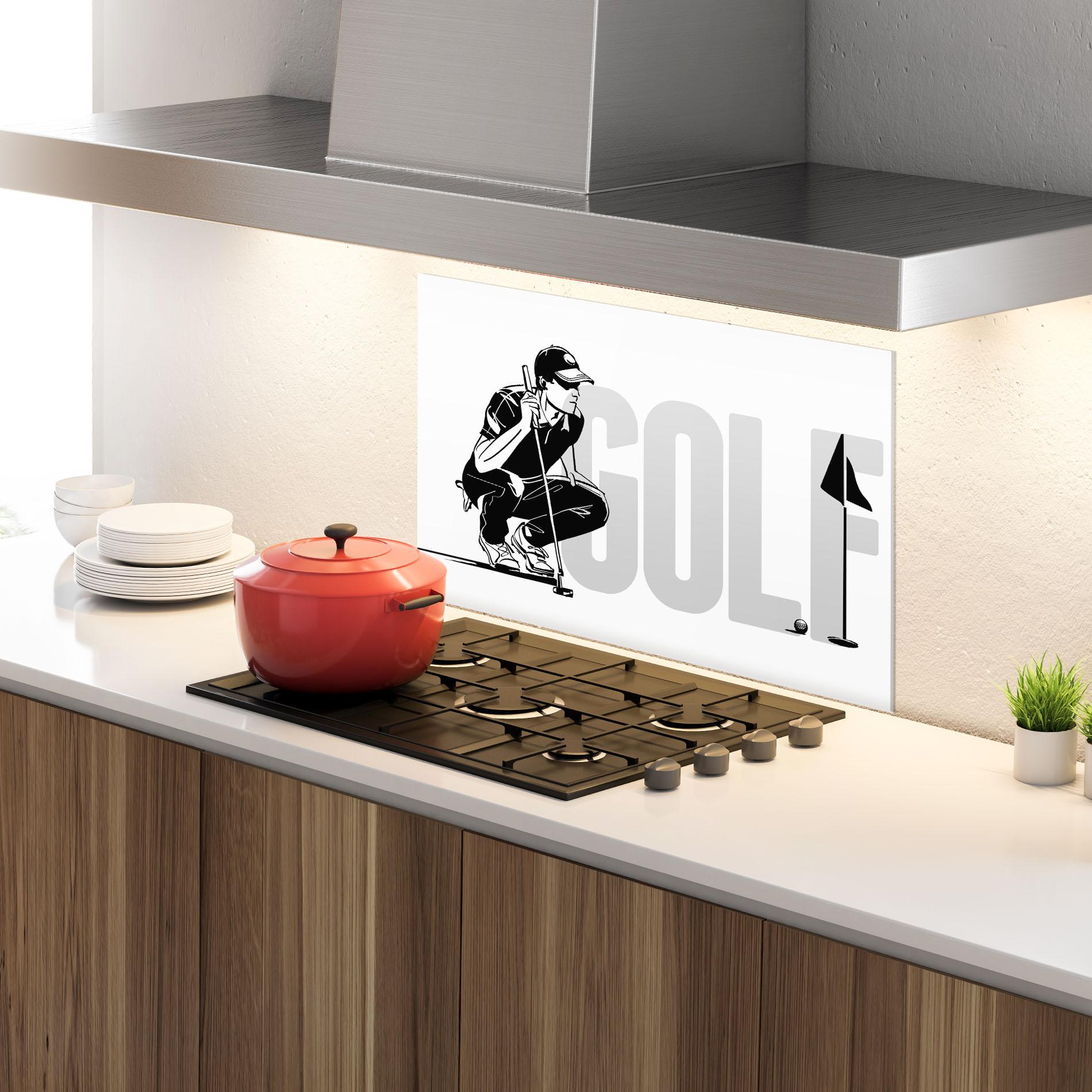 Panel Szklany do Kuchni Golf mockup 4