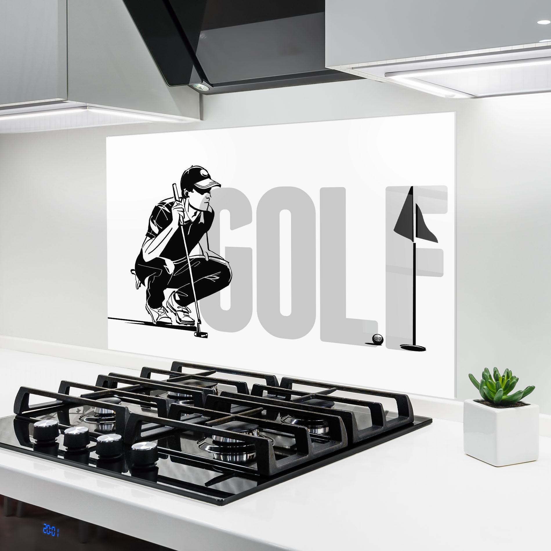 Panel Szklany do Kuchni Golf mockup 6