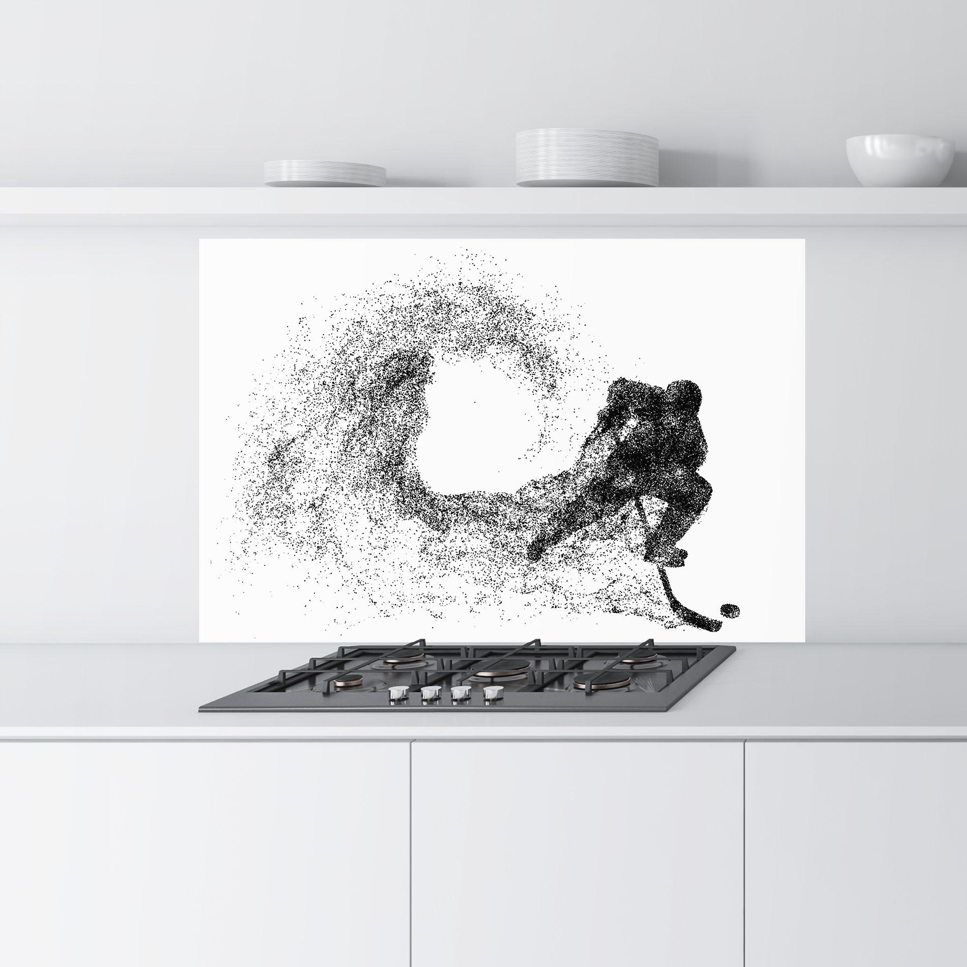 Panel Szklany do Kuchni Hockey Playing mockup 9