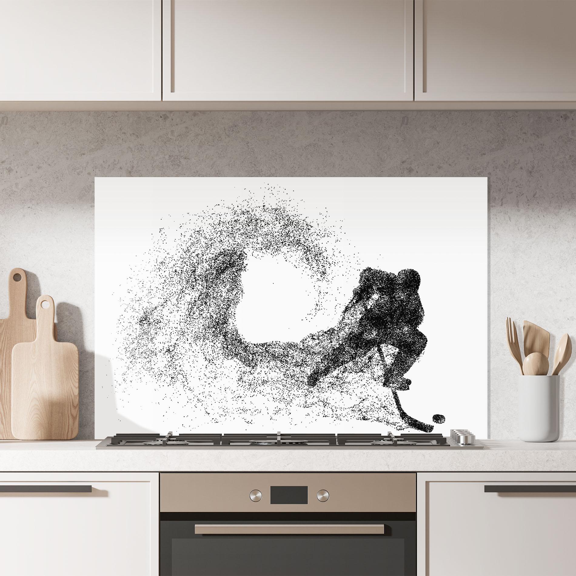 Panel Szklany do Kuchni Hockey Playing mockup 7