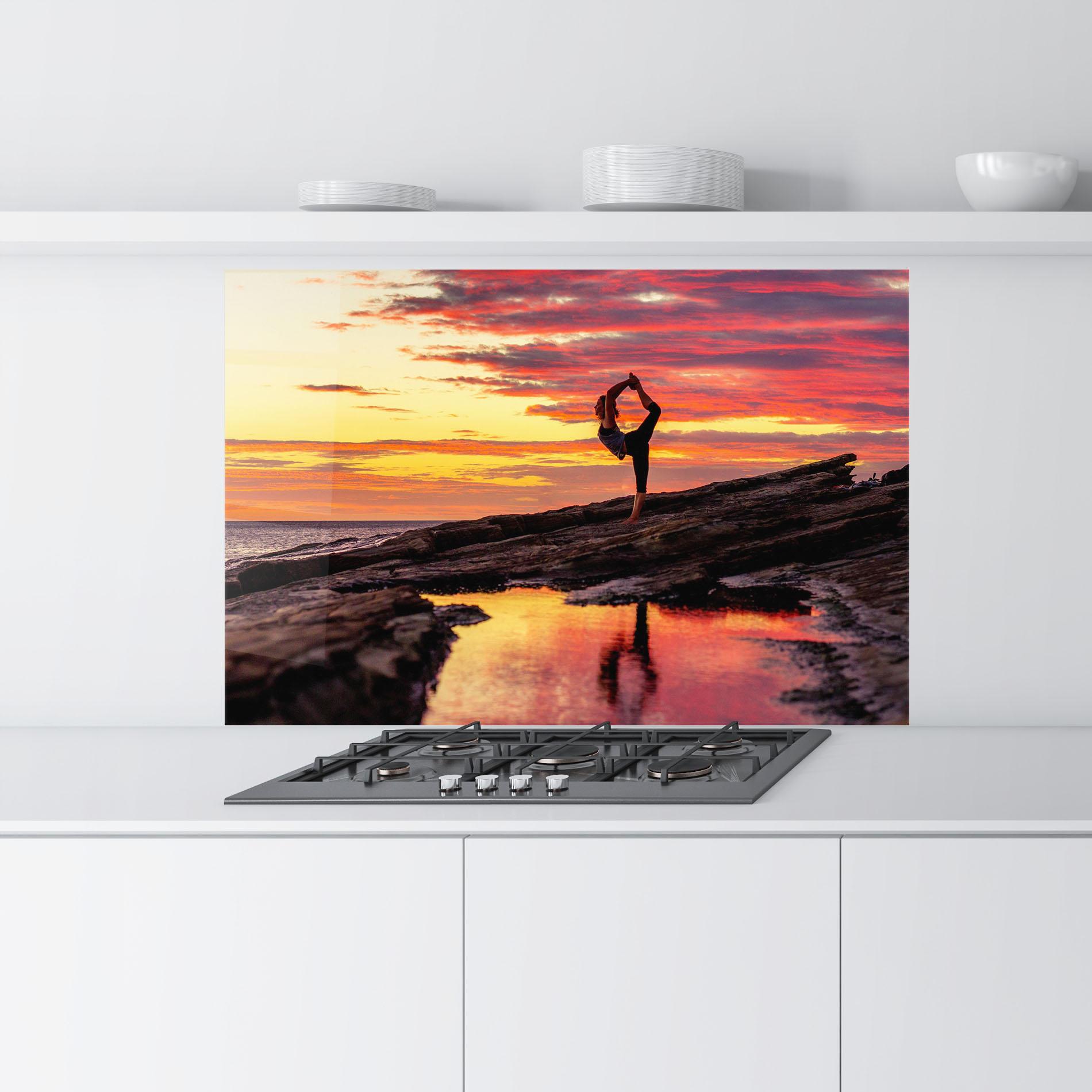 Panel Szklany do Kuchni Namaste mockup 9