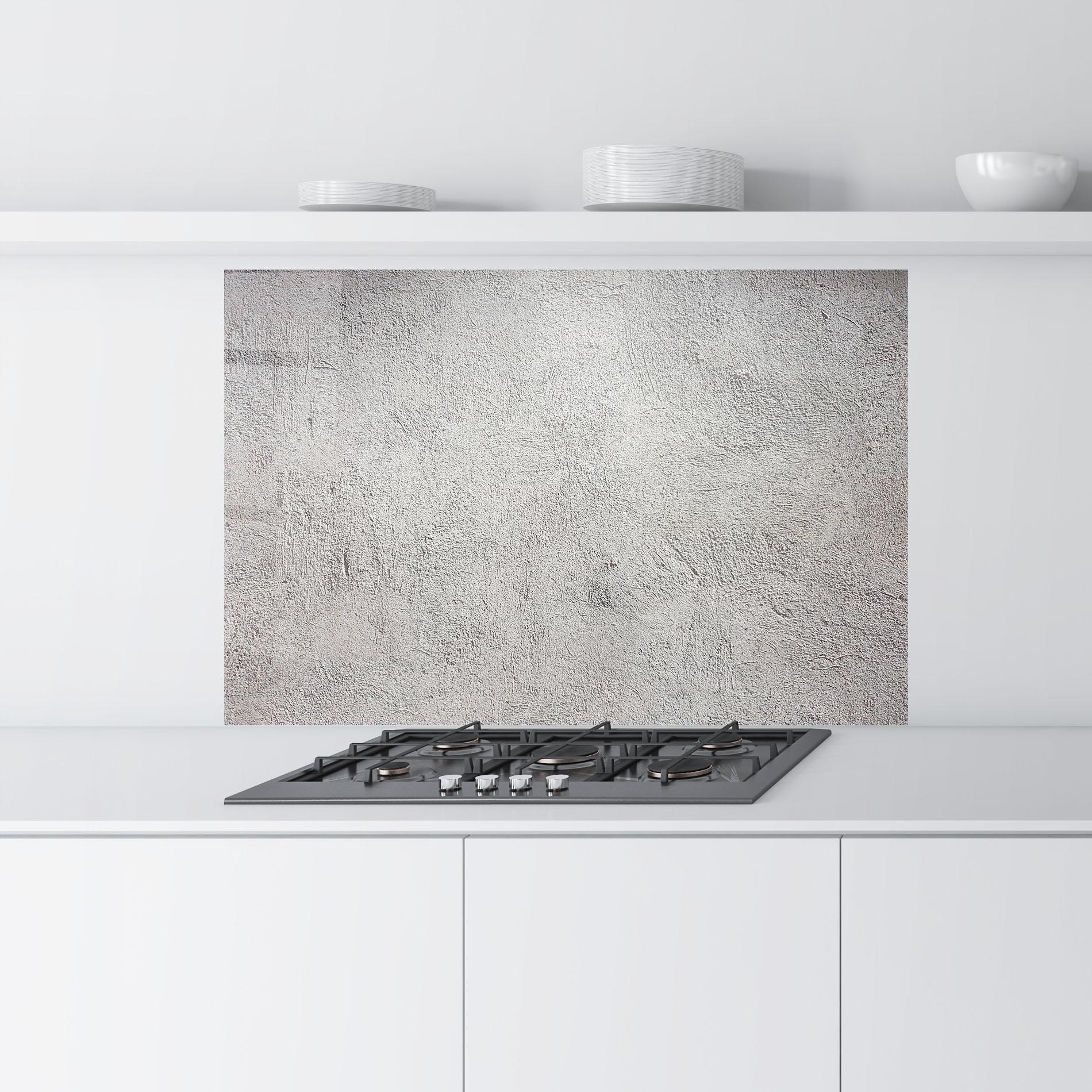 Panel Szklany do Kuchni Grey Texture Ciment mockup 9