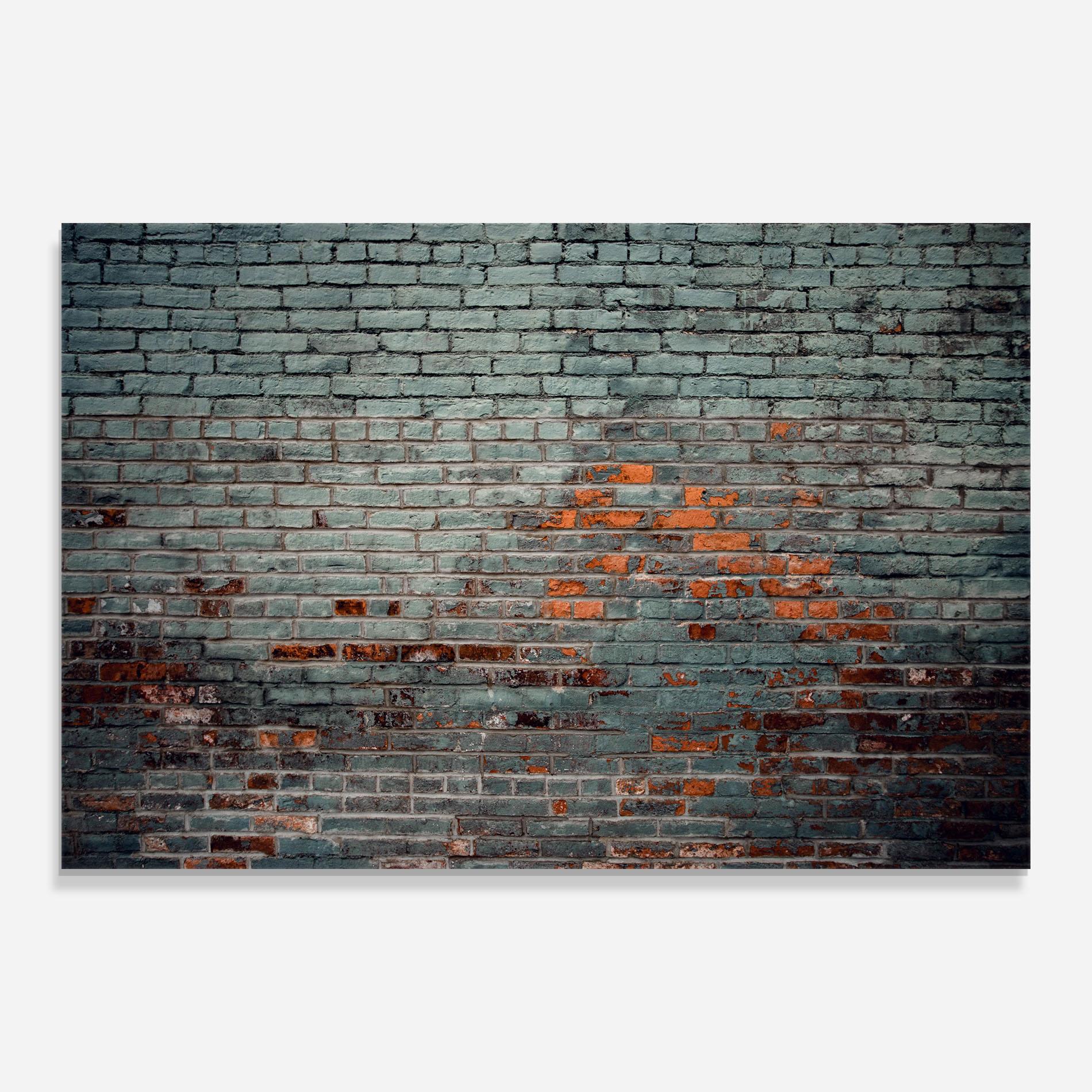 Panel Szklany do Kuchni Colorful Bircks mockup 0