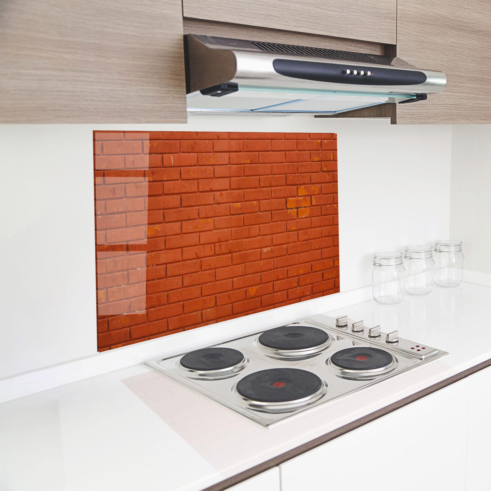 Panel Szklany do Kuchni Simetric Bircks mockup 8