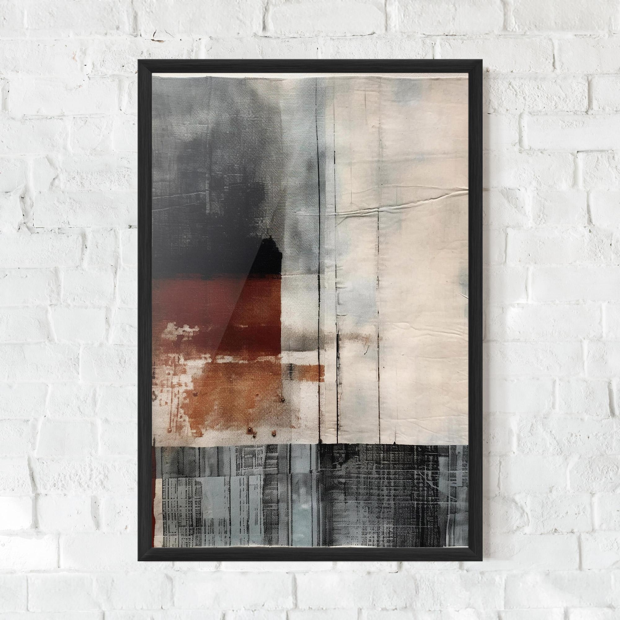 Plakat w Ramie Abstract Painting mockup 0