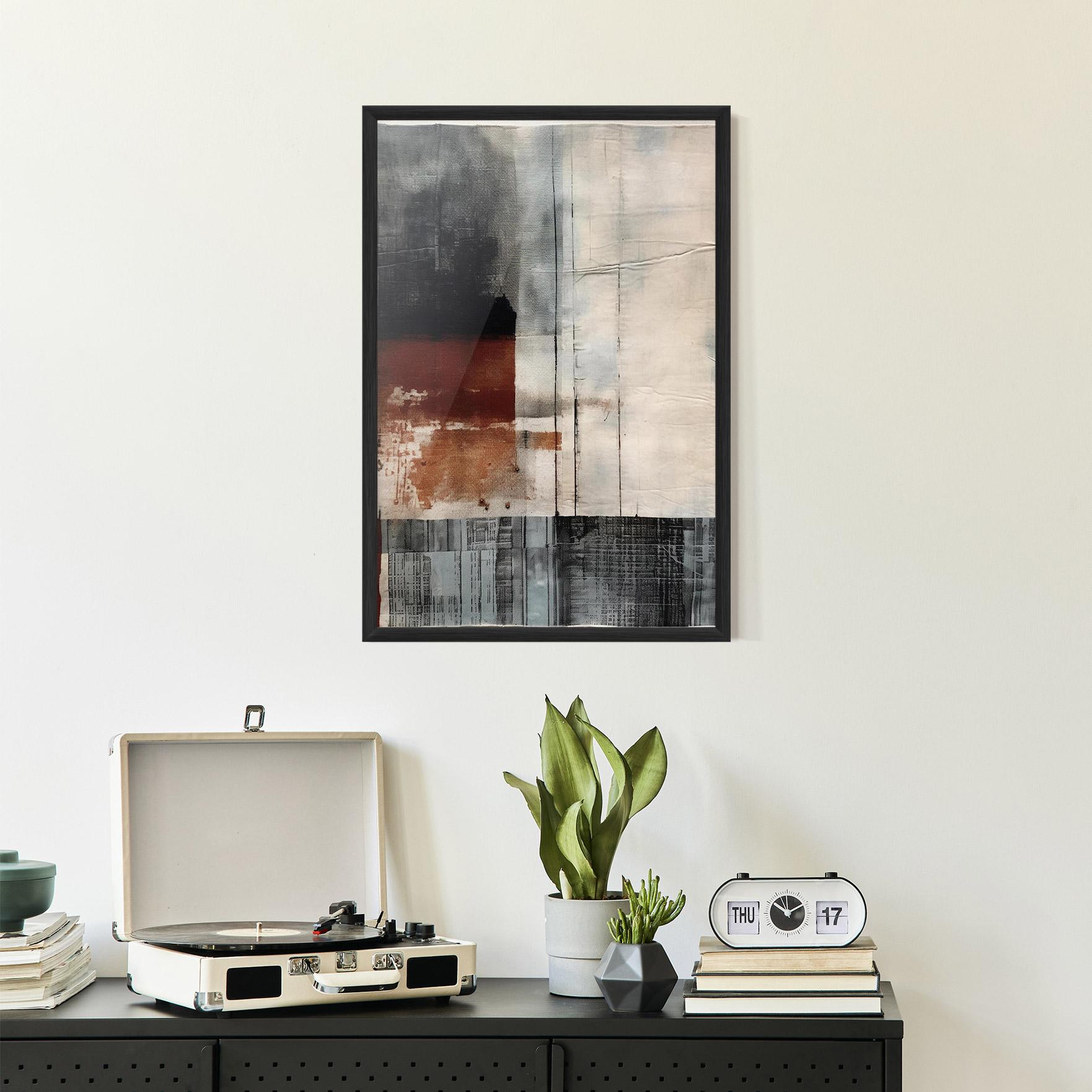 Plakat w Ramie Abstract Painting mockup 2