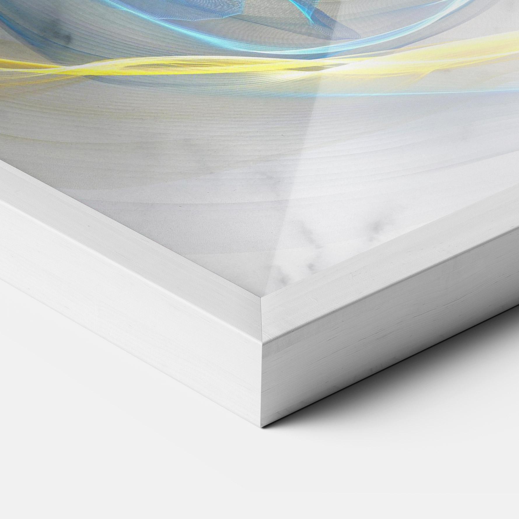 Plakat w Ramie Abstract Golden Landscape 2 mockup 3