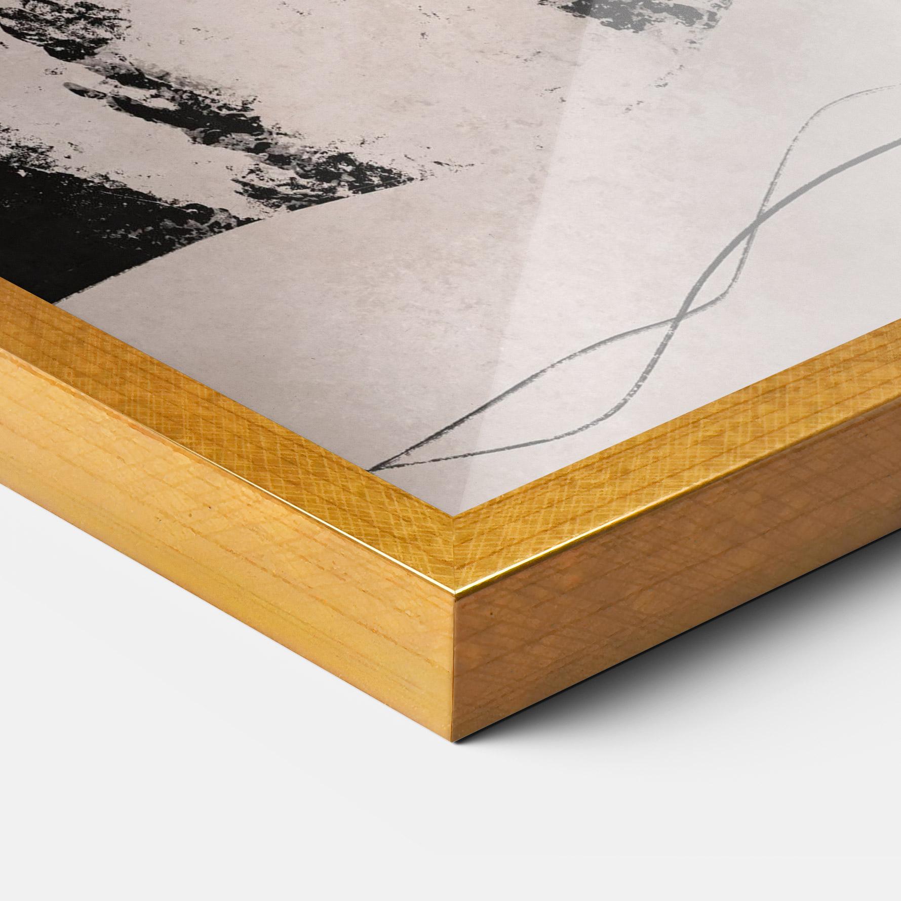 Plakat w Ramie Modern Brushstrokes mockup 3