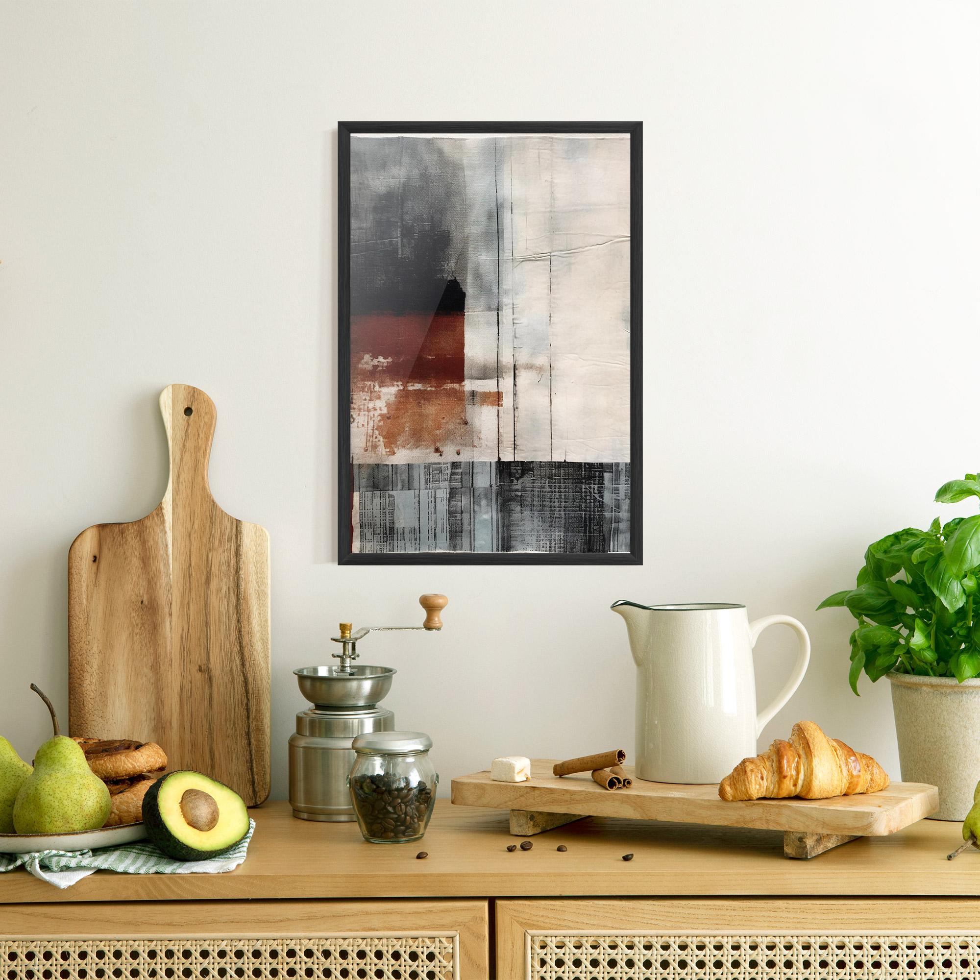 Plakat w Ramie Abstract Painting mockup 8