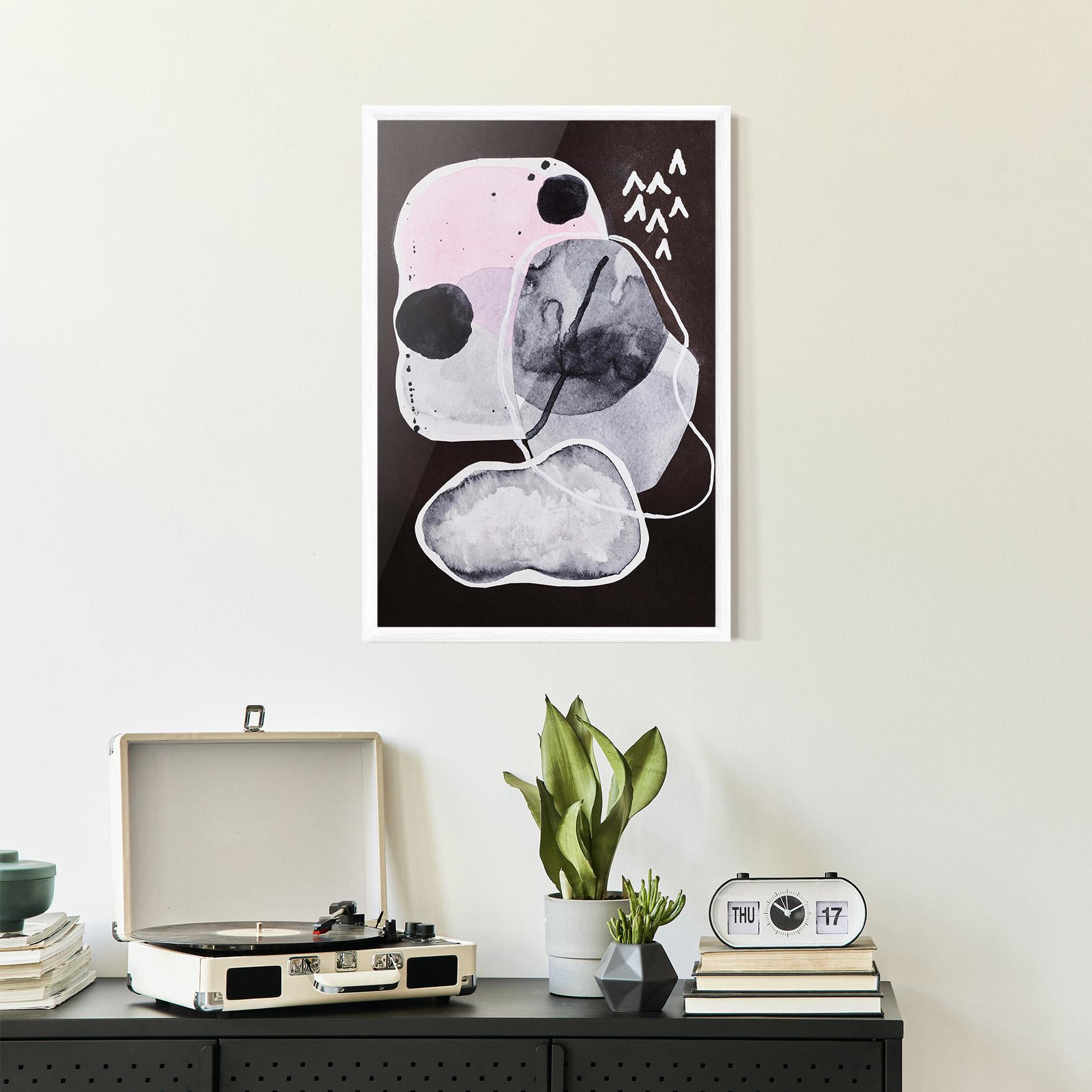 Plakat w Ramie Abstract Collage mockup 2