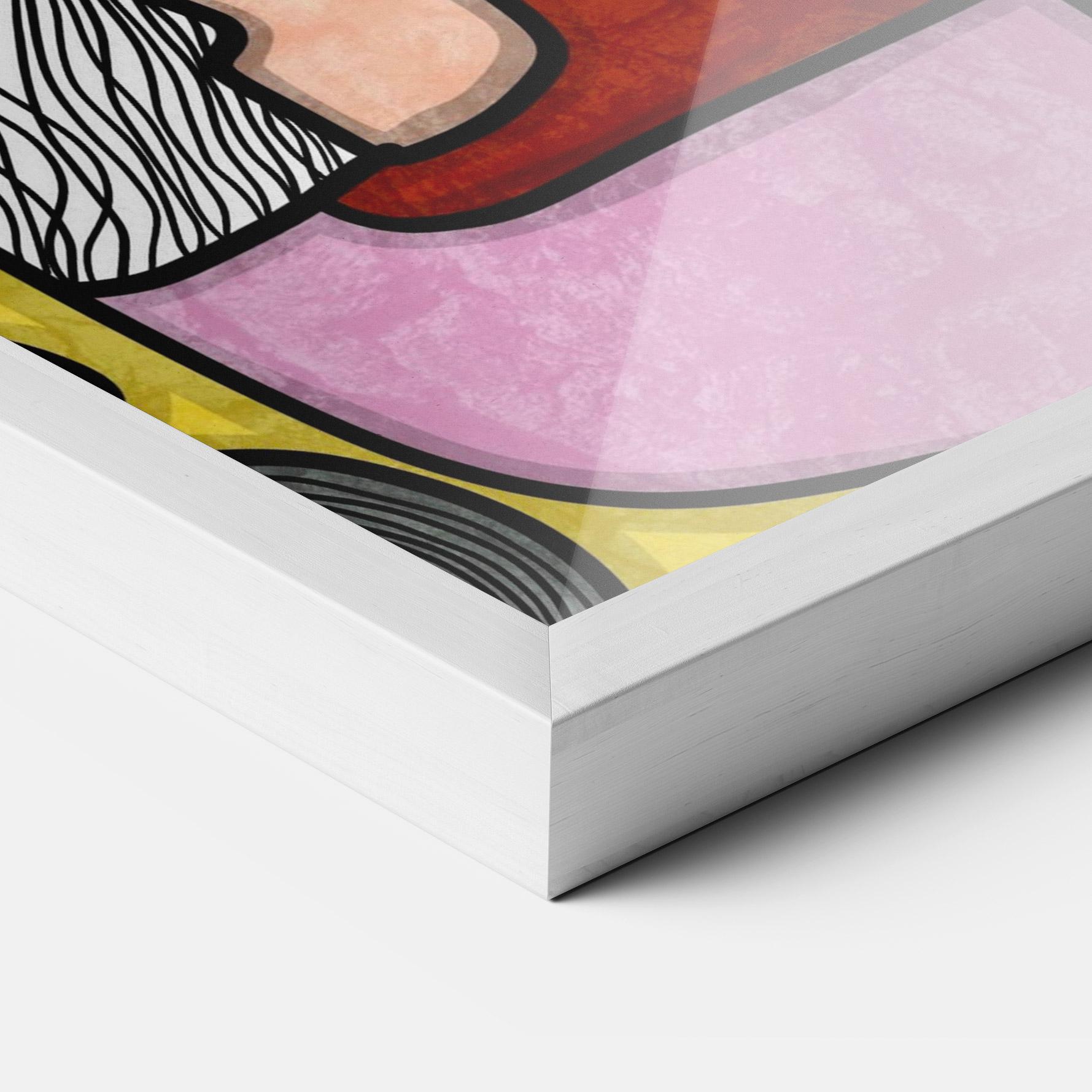 Plakat w Ramie Abstract Looking Eyes mockup 3