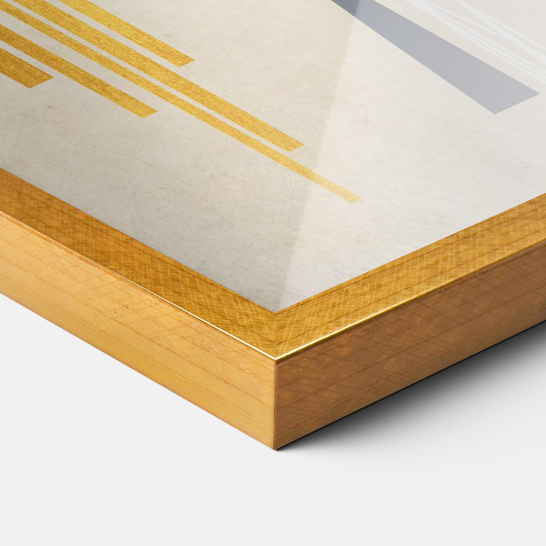 Plakat w Ramie Abstract Grey Face 1 mockup 3