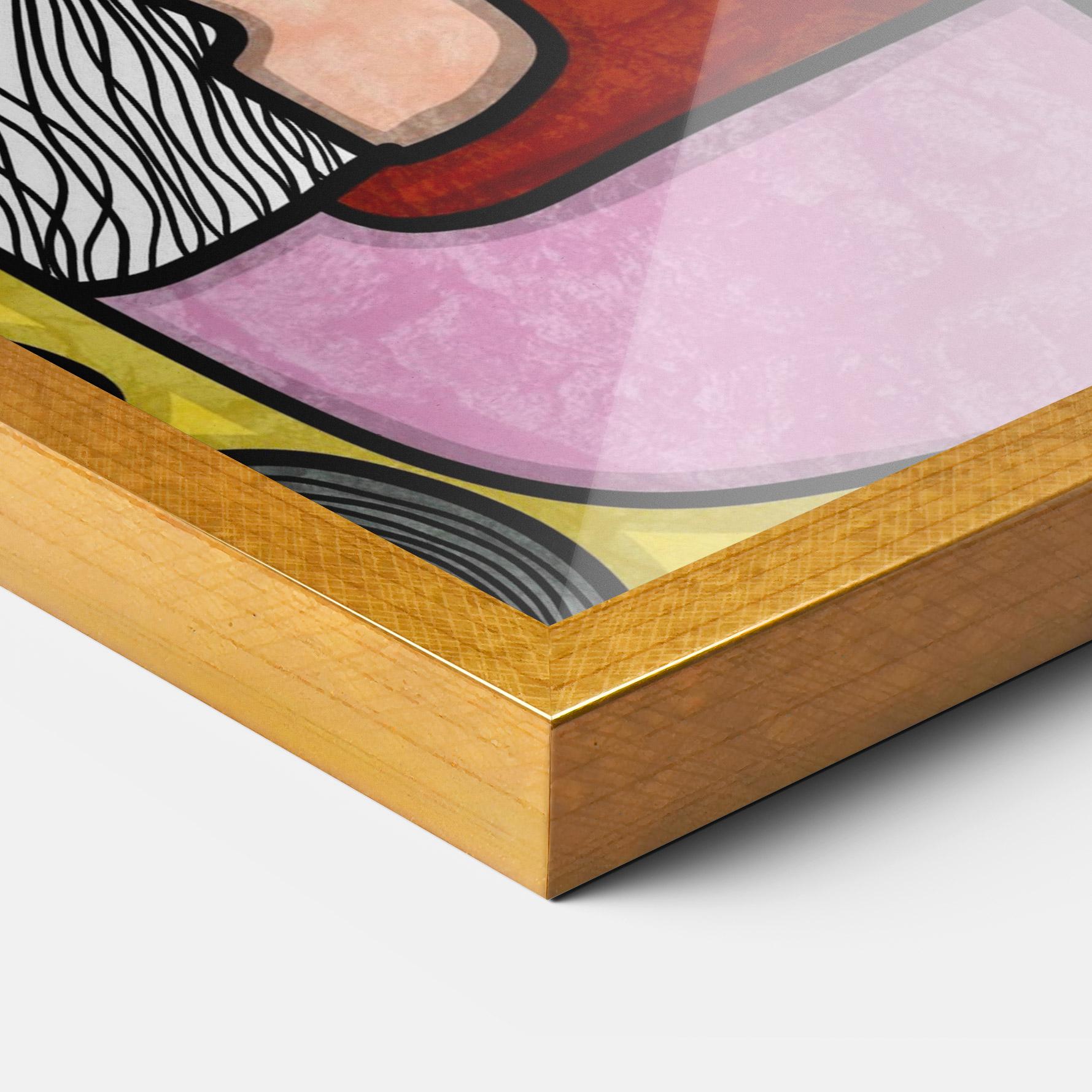 Plakat w Ramie Abstract Looking Eyes mockup 3