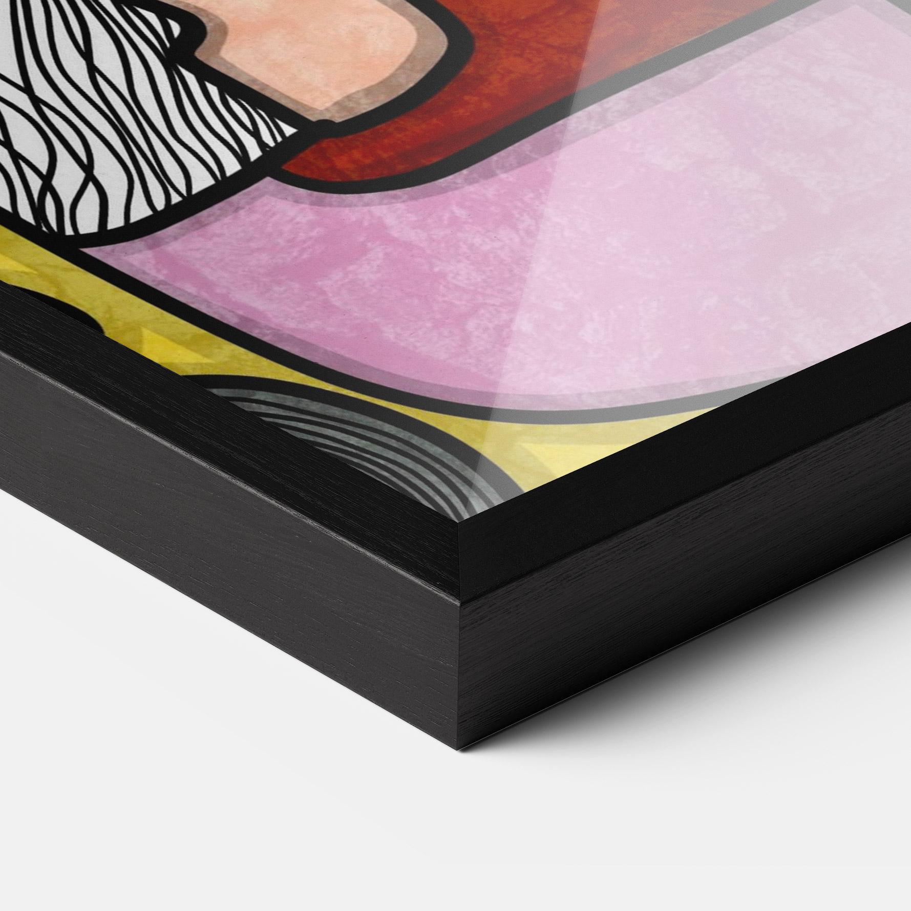 Plakat w Ramie Abstract Looking Eyes mockup 3