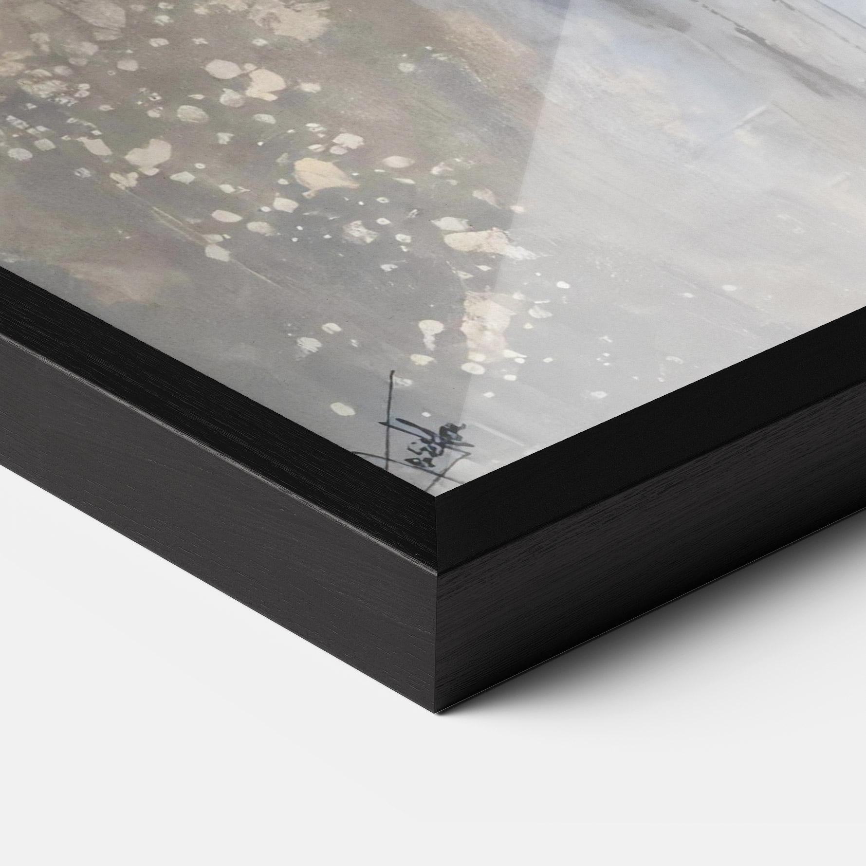 Plakat w Ramie Abstract Moons mockup 3