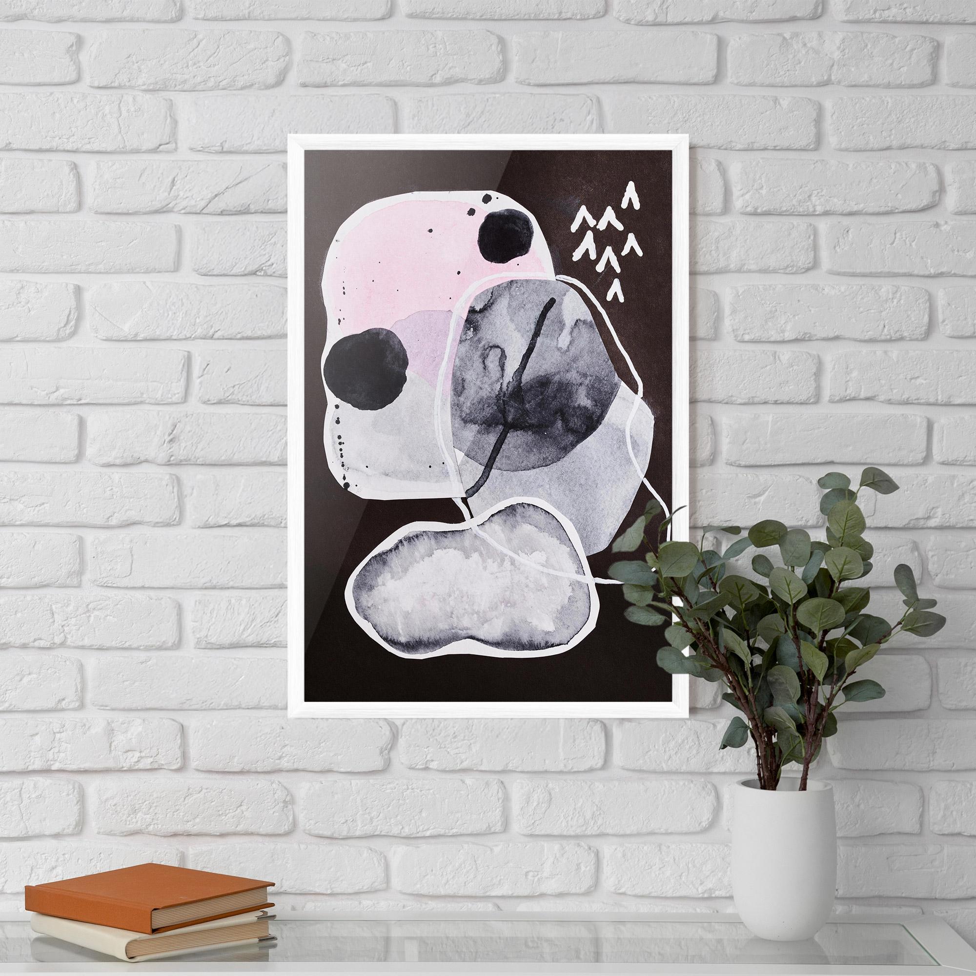 Plakat w Ramie Abstract Collage mockup 5