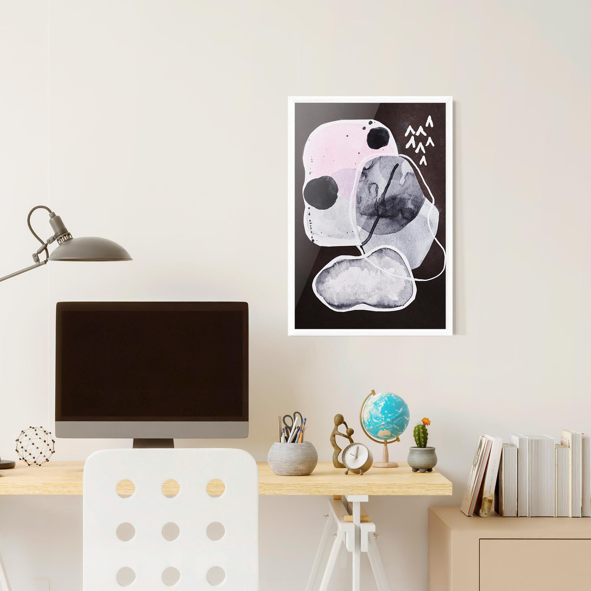 Plakat w Ramie Abstract Collage mockup 6