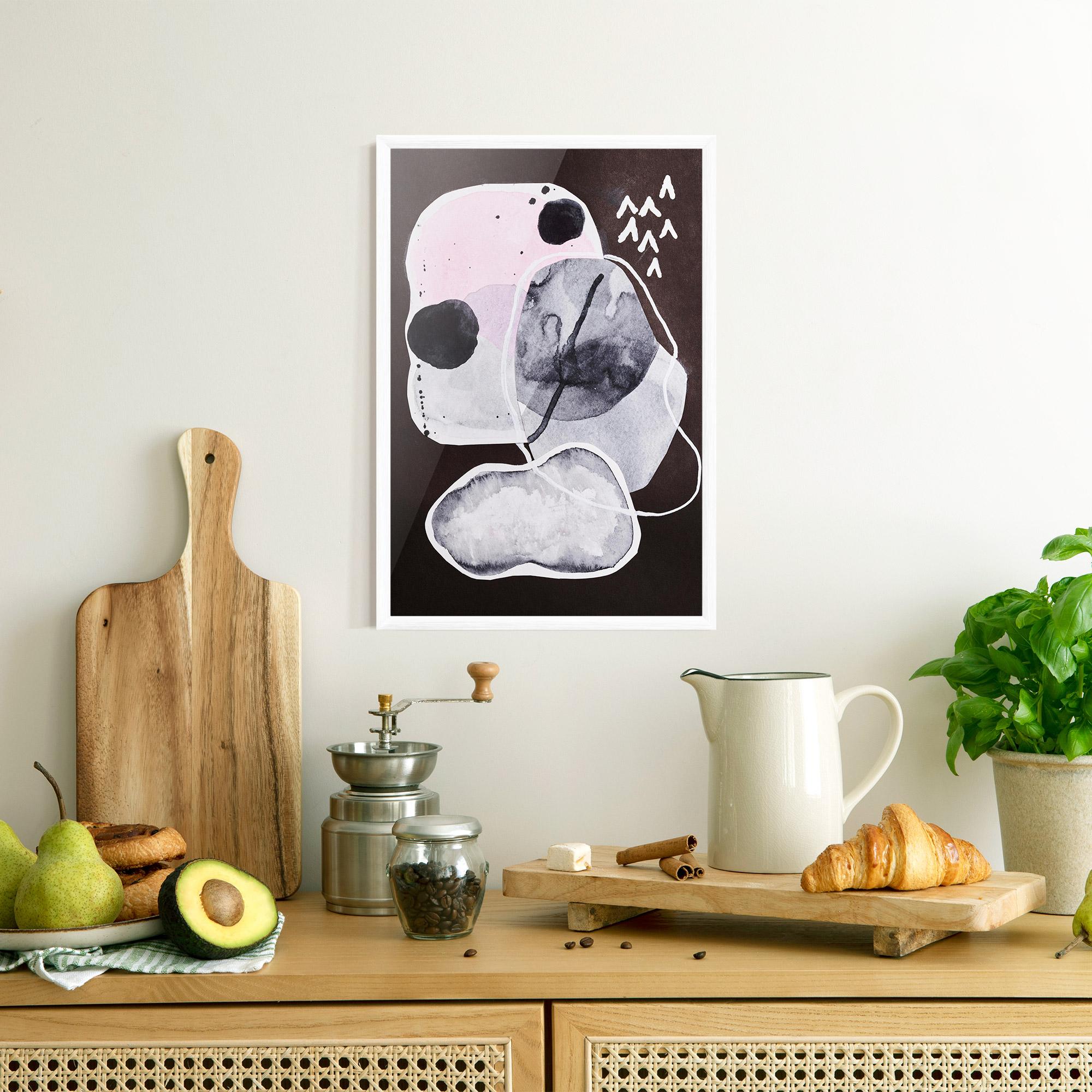 Plakat w Ramie Abstract Collage mockup 8