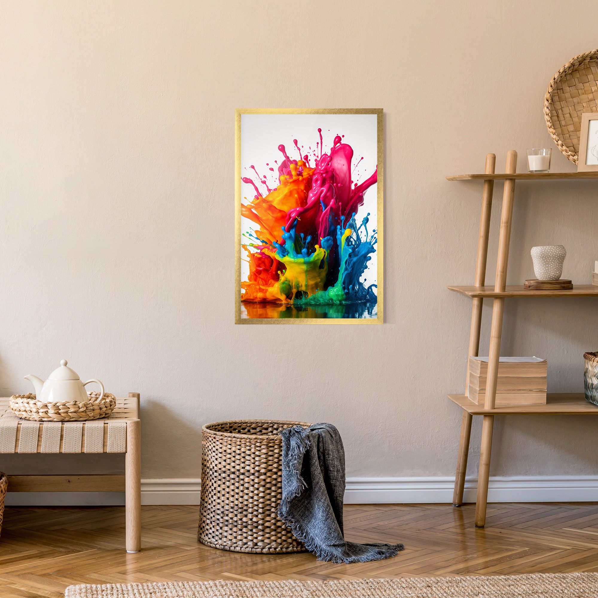 Colorful Explosion Paint mockup 9