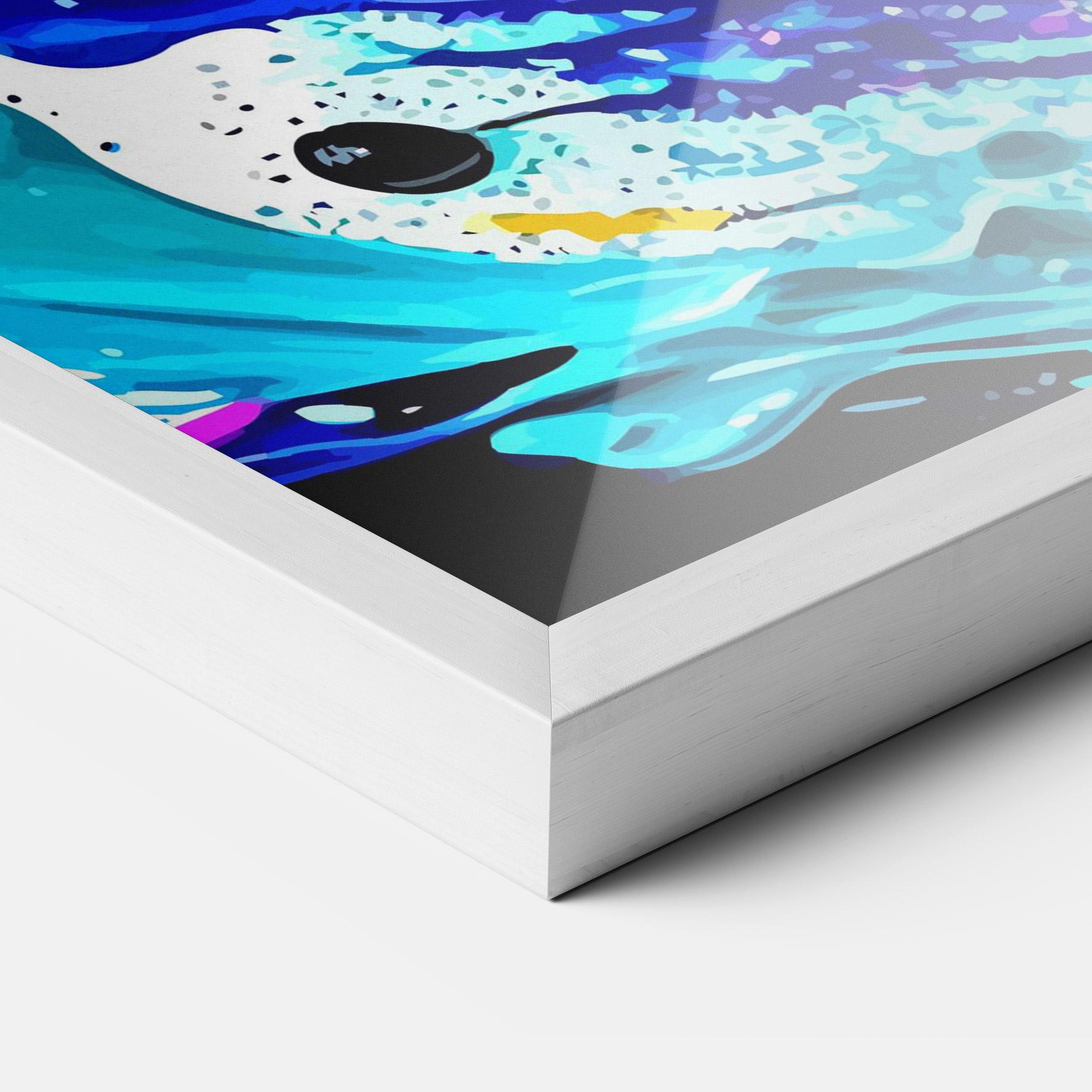 Plakat w Ramie Pretty Splash Color mockup 3