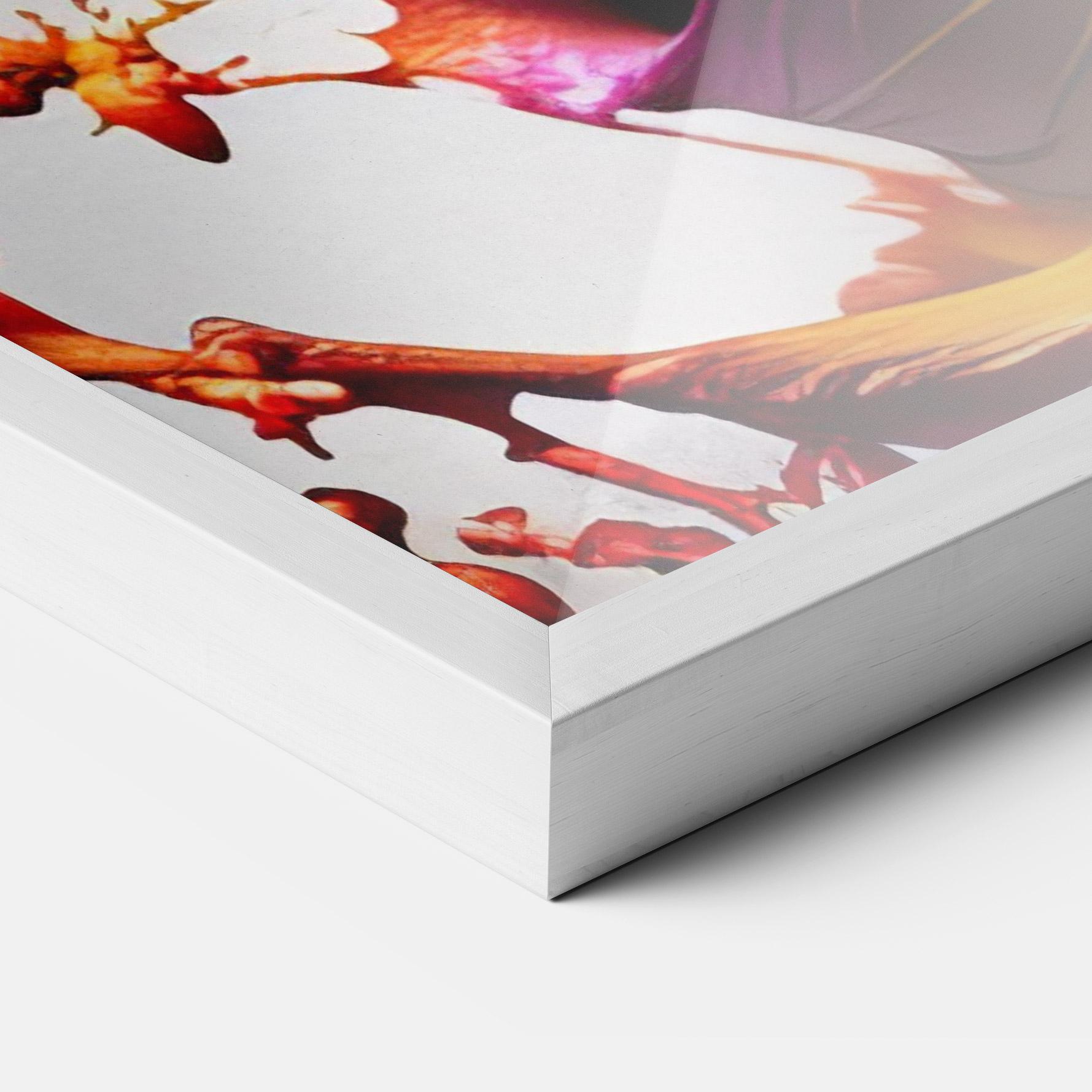 Plakat w Ramie Purple Blue Splash mockup 3