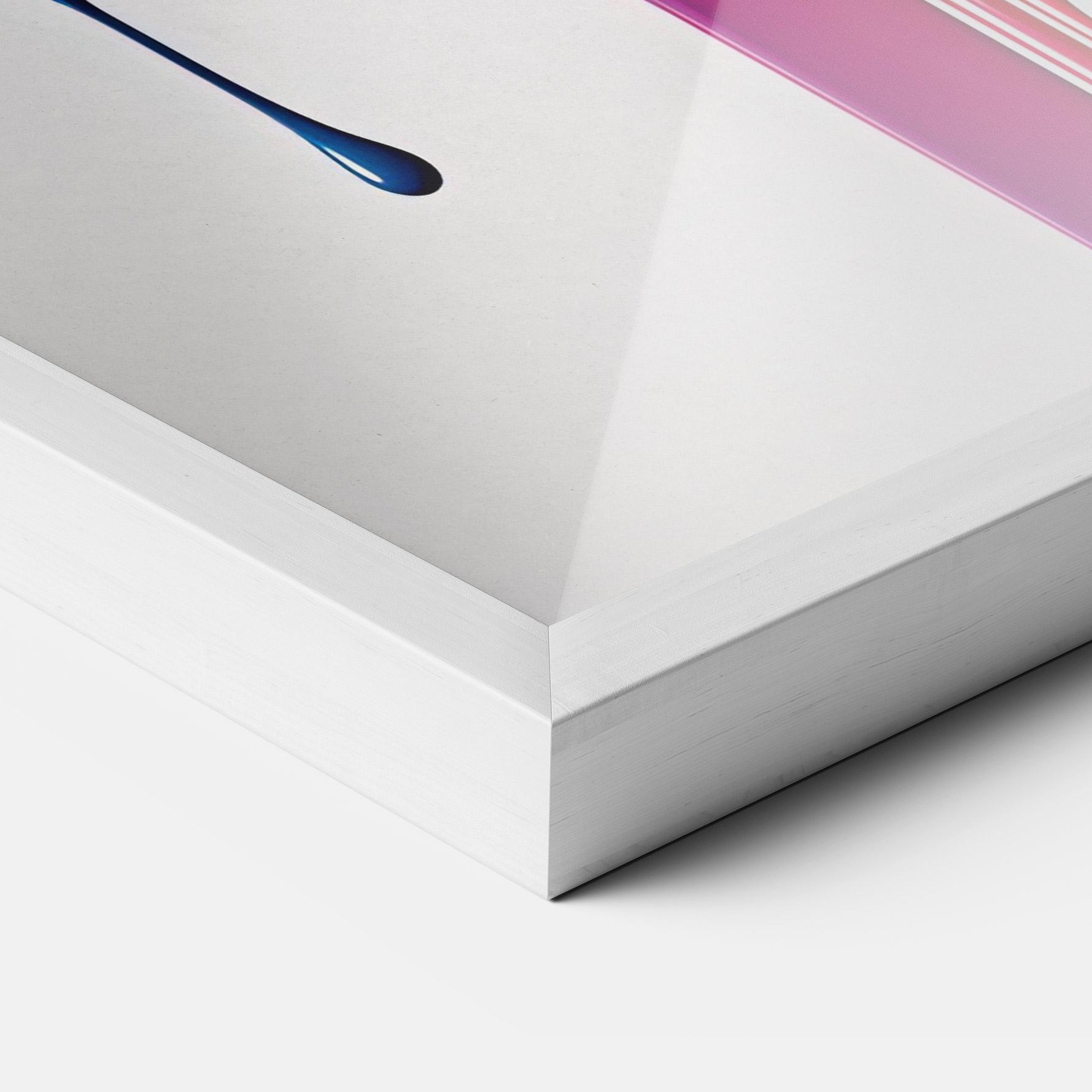 Plakat w Ramie Yellow Blue Floating mockup 3