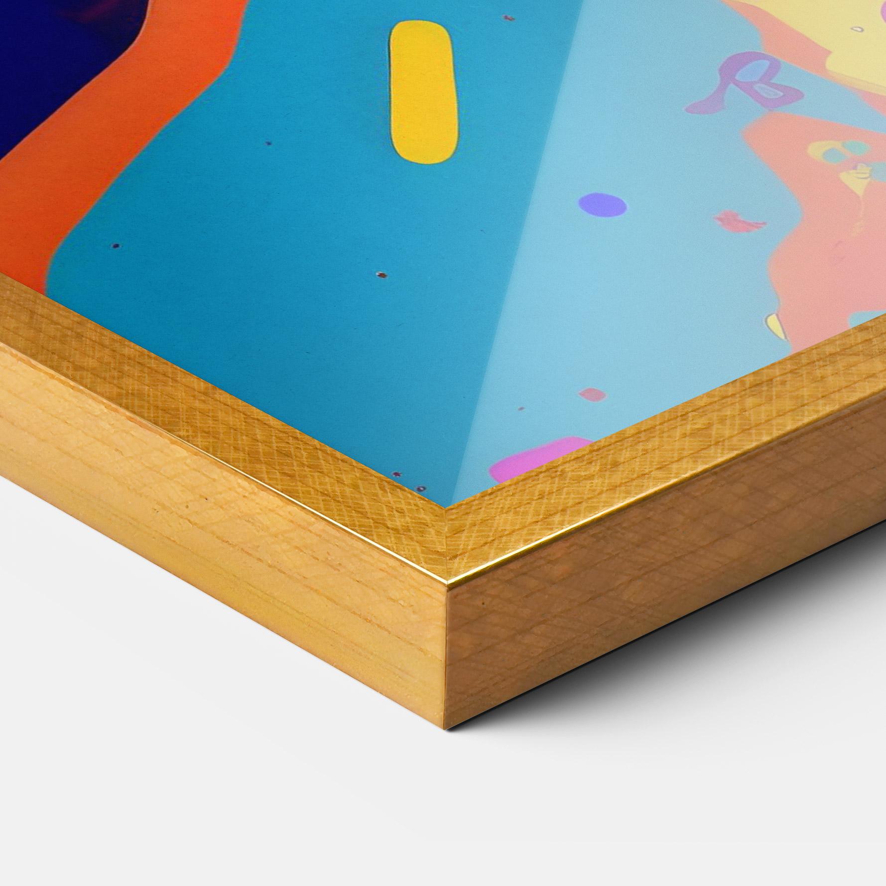 Plakat w Ramie Abstract Color Work mockup 3