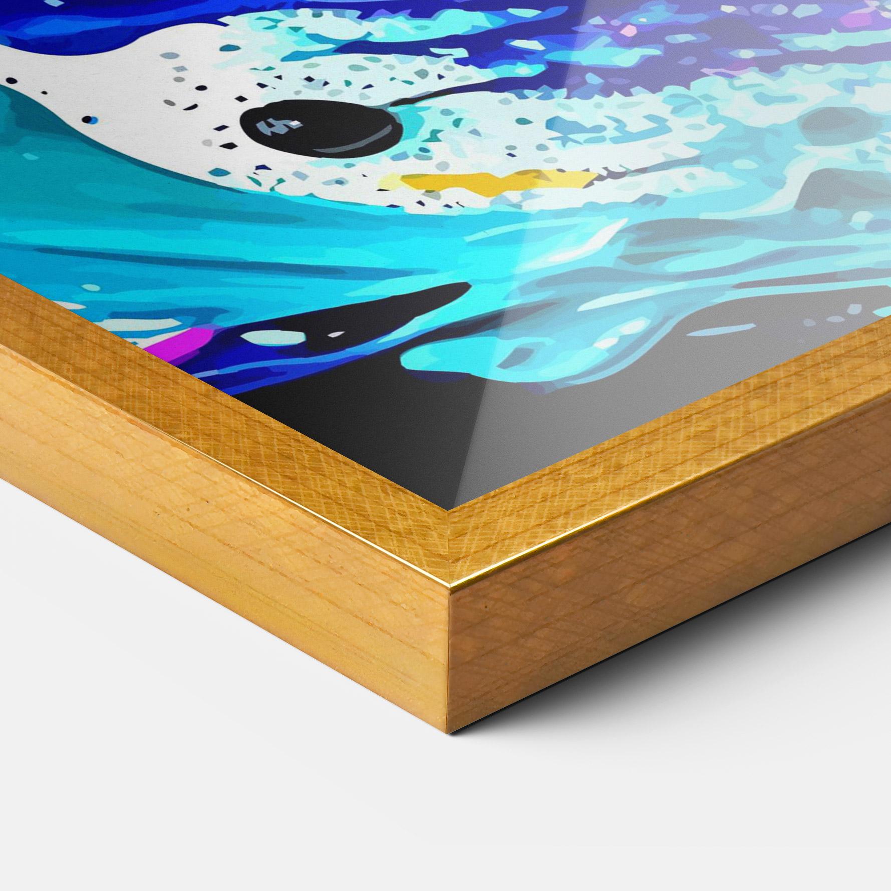 Plakat w Ramie Pretty Splash Color mockup 3