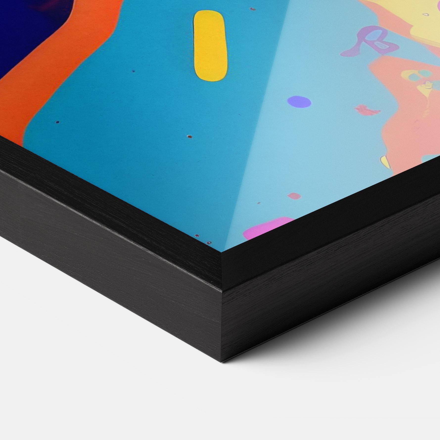 Plakat w Ramie Abstract Color Work mockup 3